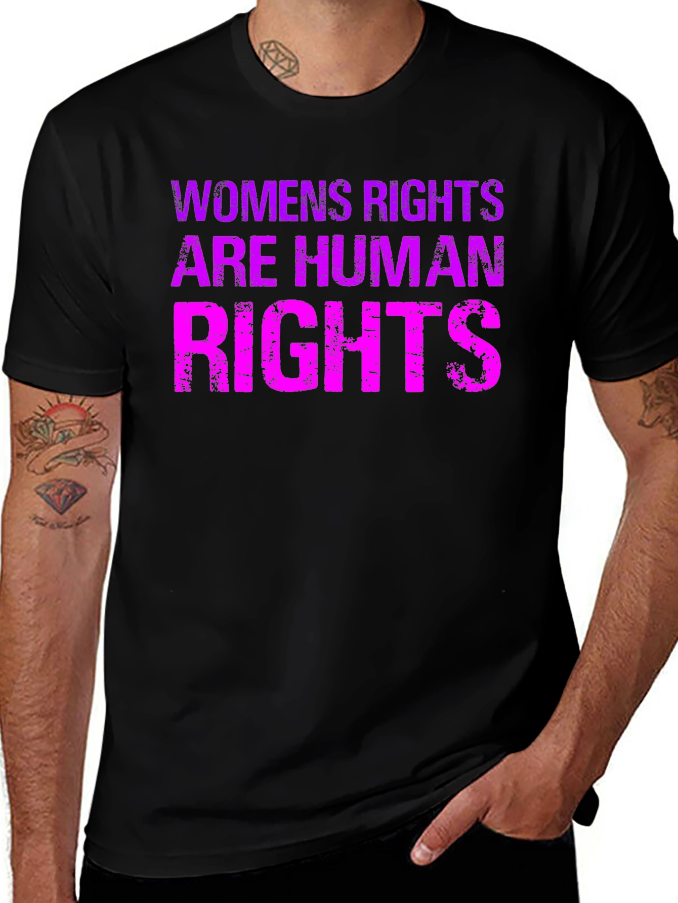Womens Rights Are Human Rights Graphic Tee