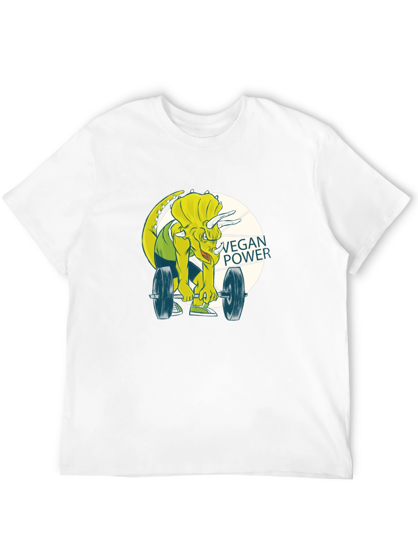Vegan Power Dinosaur Graphic Tee