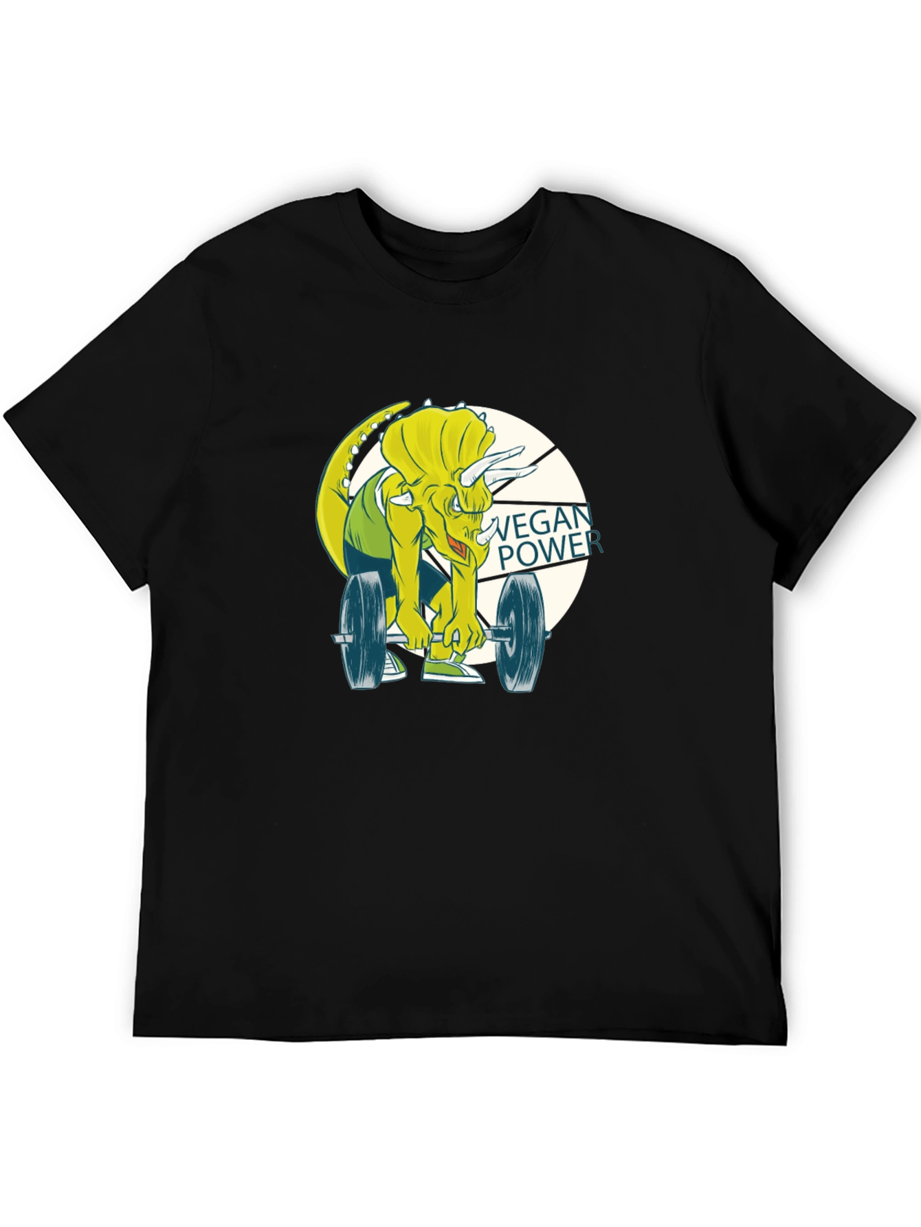 Vegan Power Dinosaur Graphic Tee