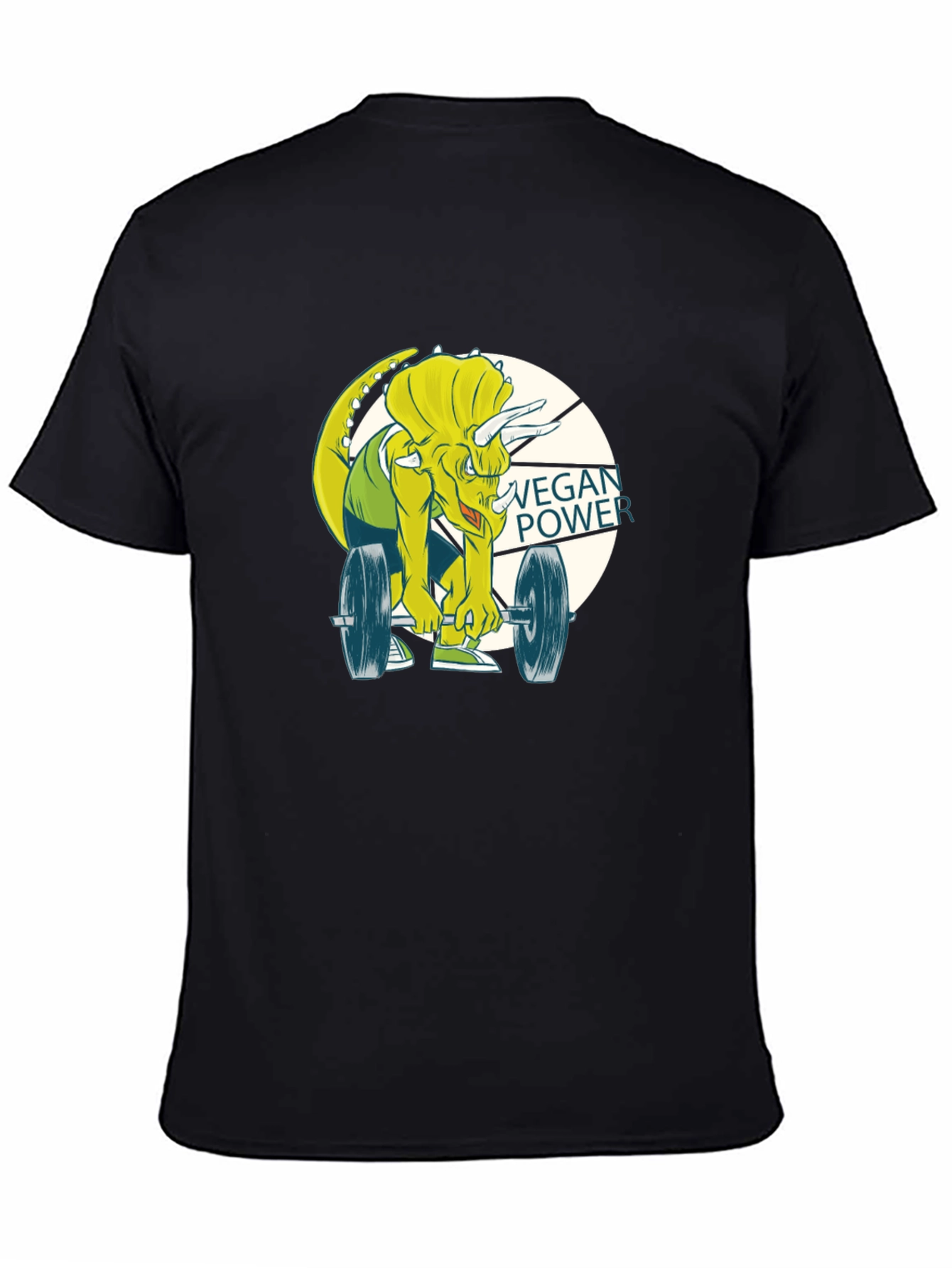 Vegan Power Dinosaur Graphic Tee