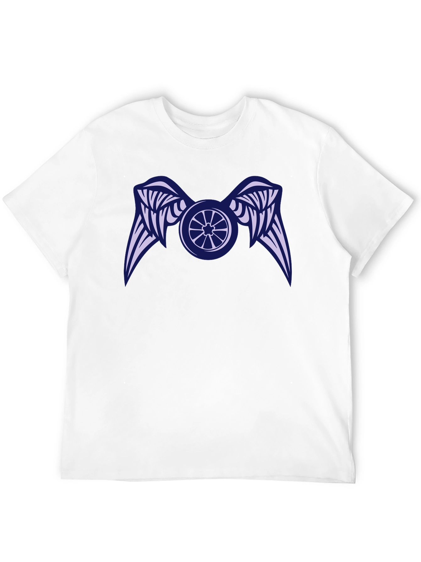 Winged Wheel Black T-Shirt - Unique Design