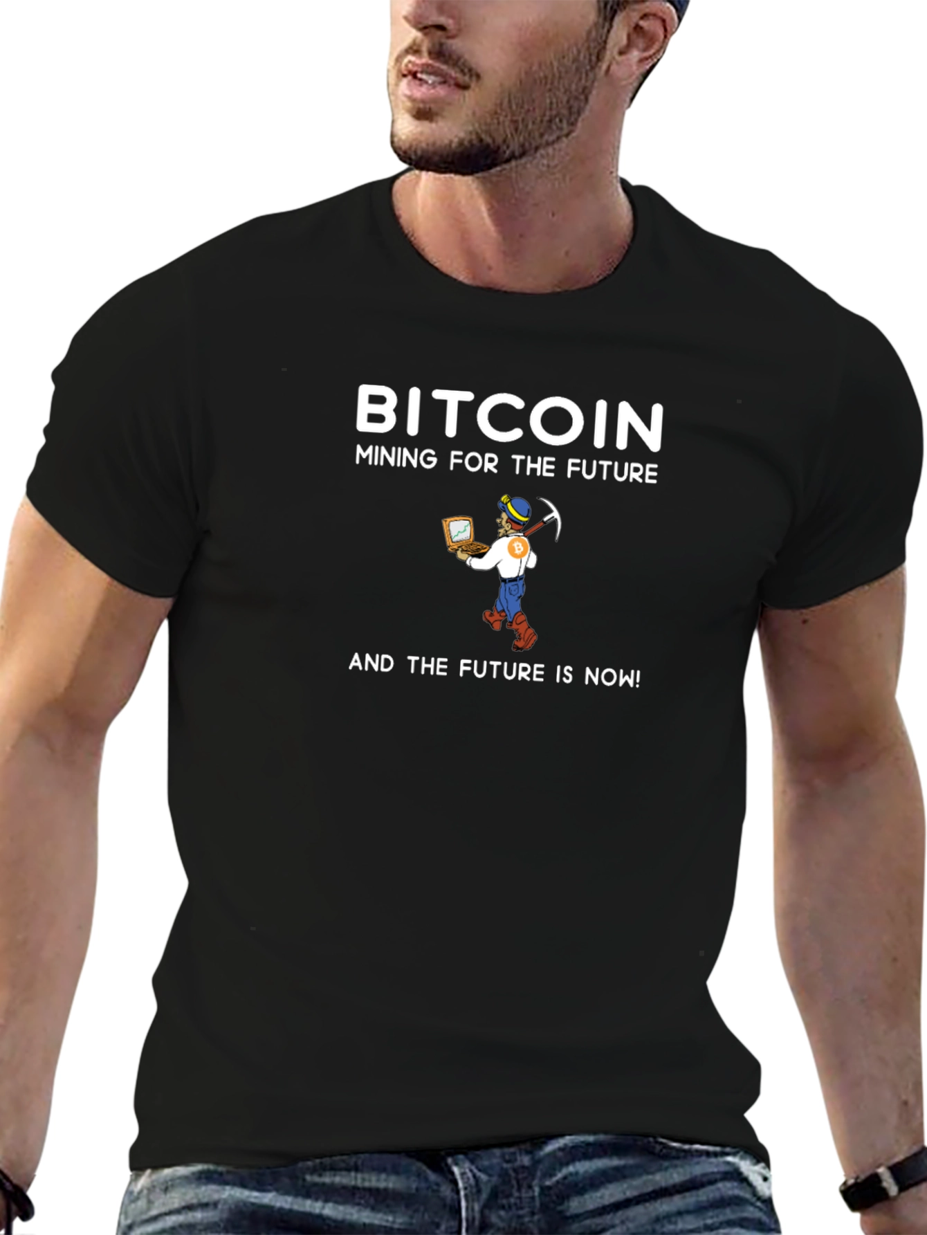 Bitcoin Mining T-Shirt - Future is Now!