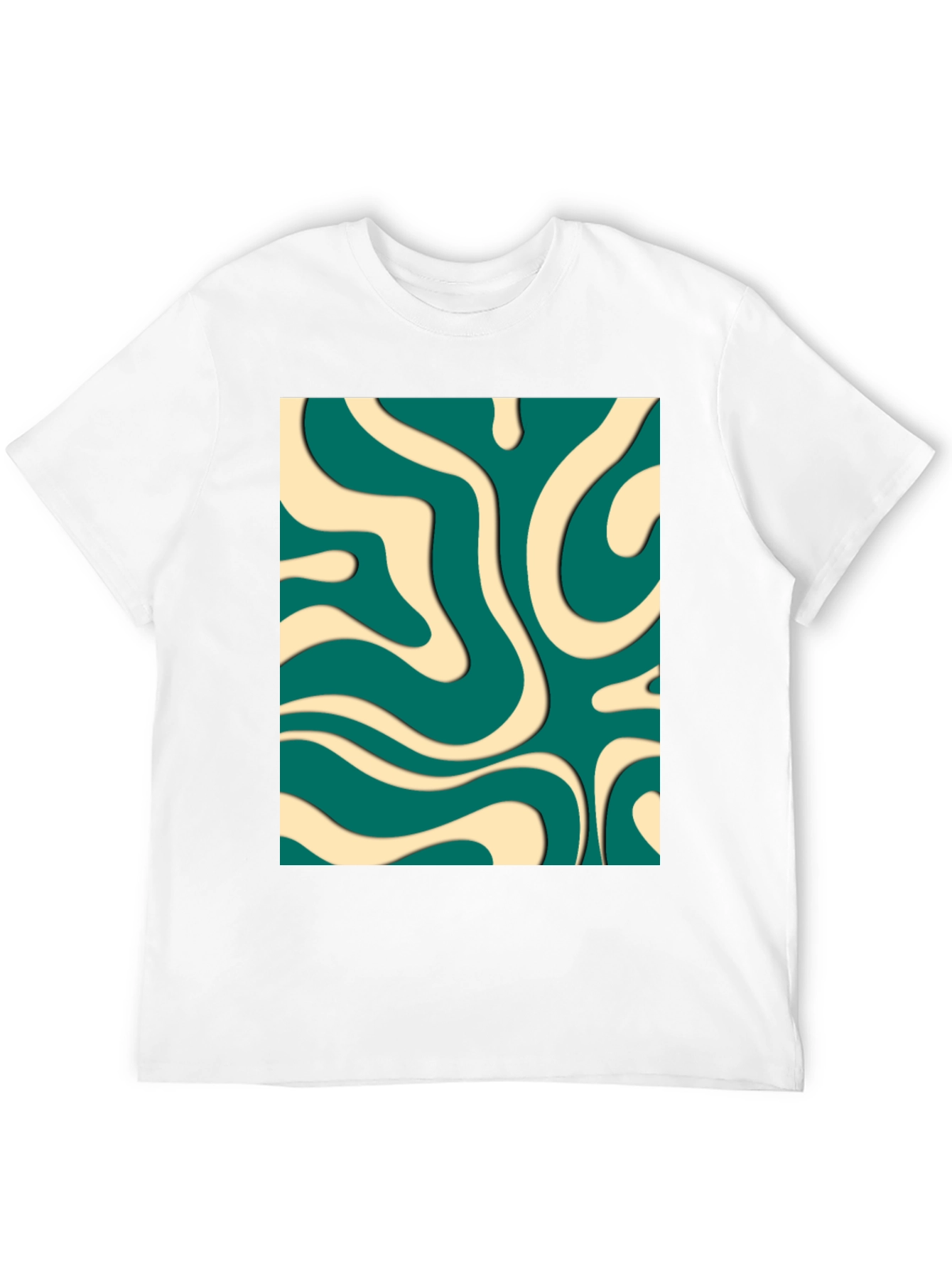 Retro Swirl T-Shirt - Groovy Aesthetic