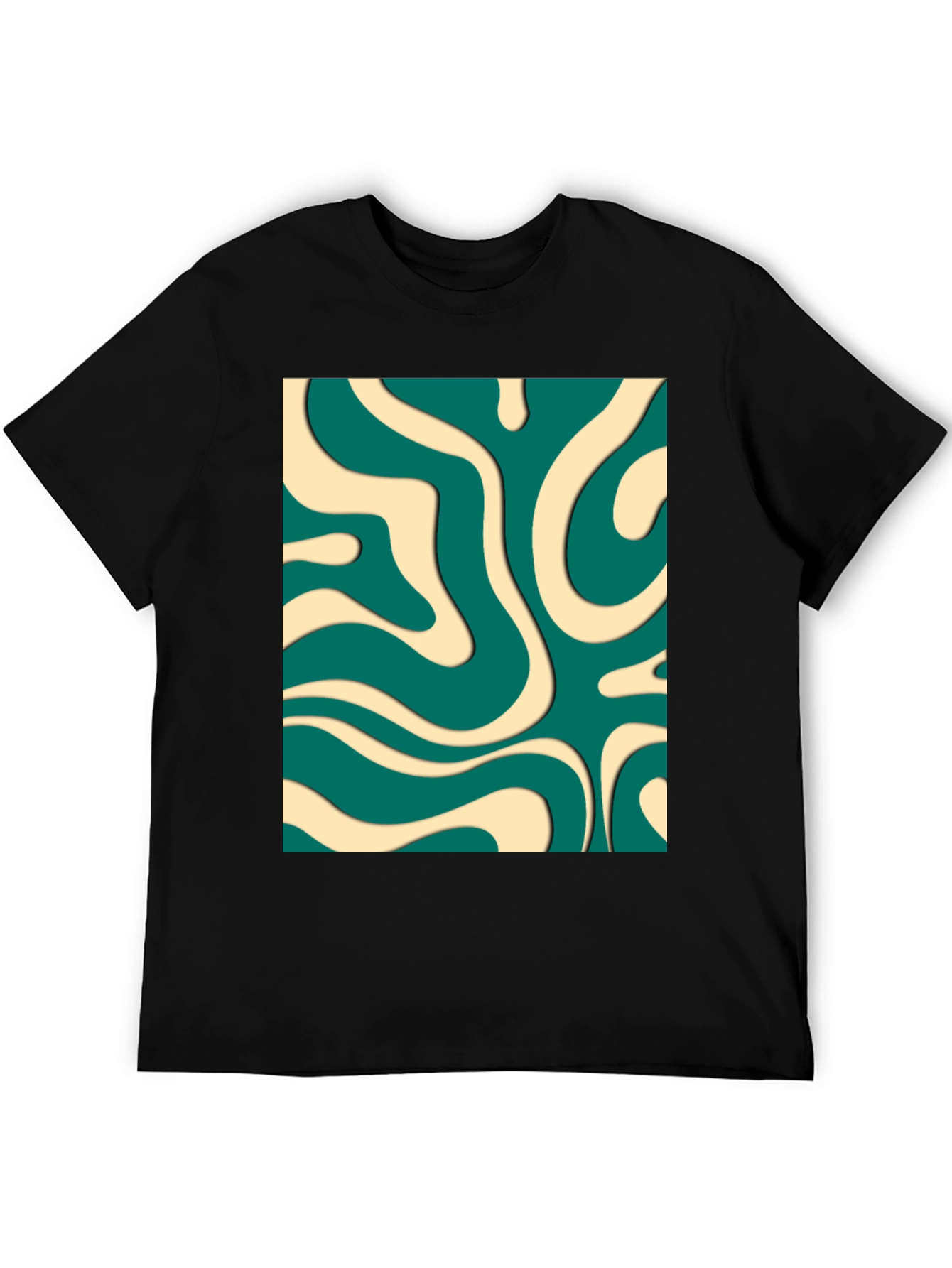 Retro Swirl T-Shirt - Groovy Aesthetic