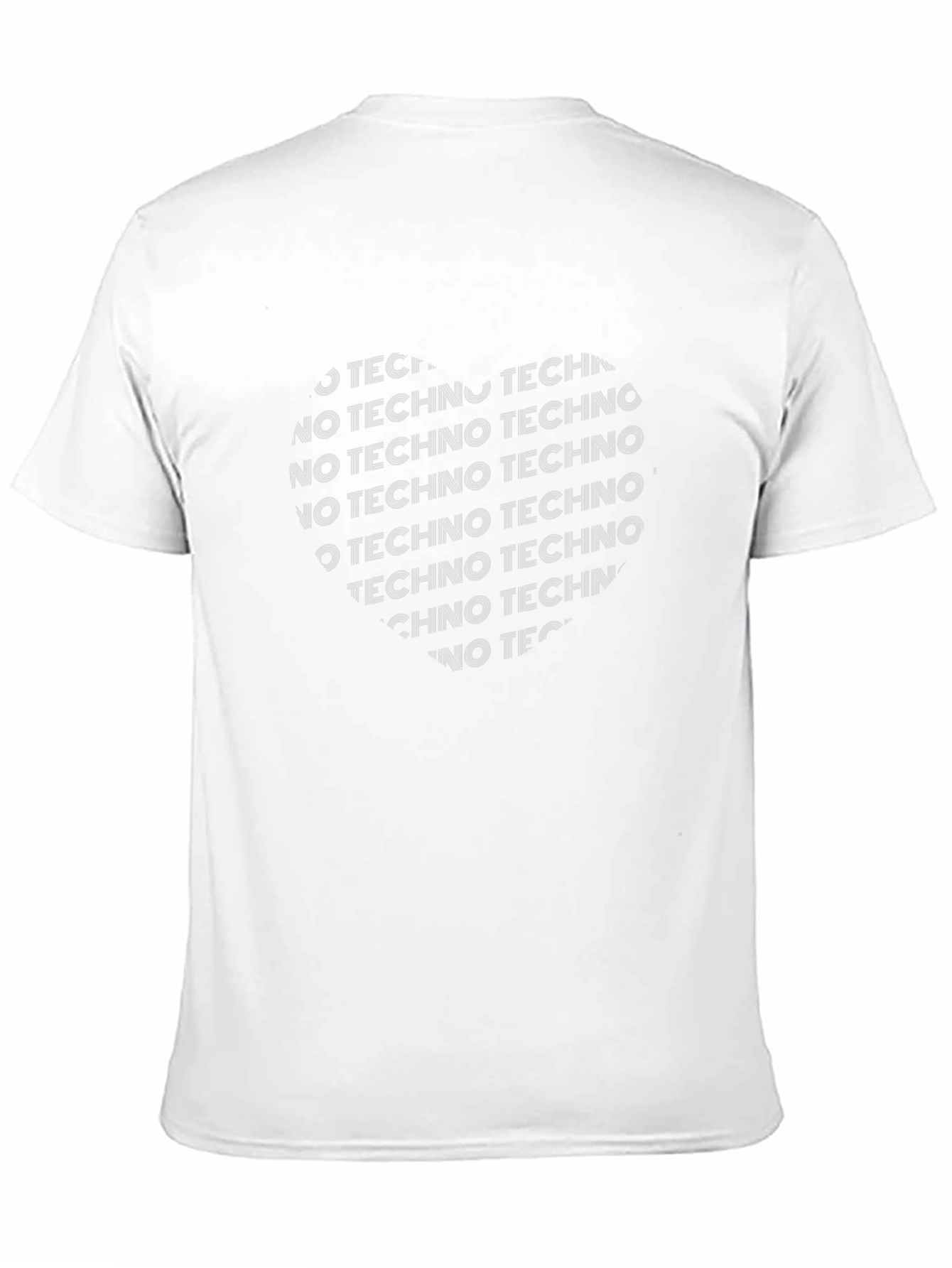 Techno Heart Graphic T-Shirt - Stylish Music Lover Tee