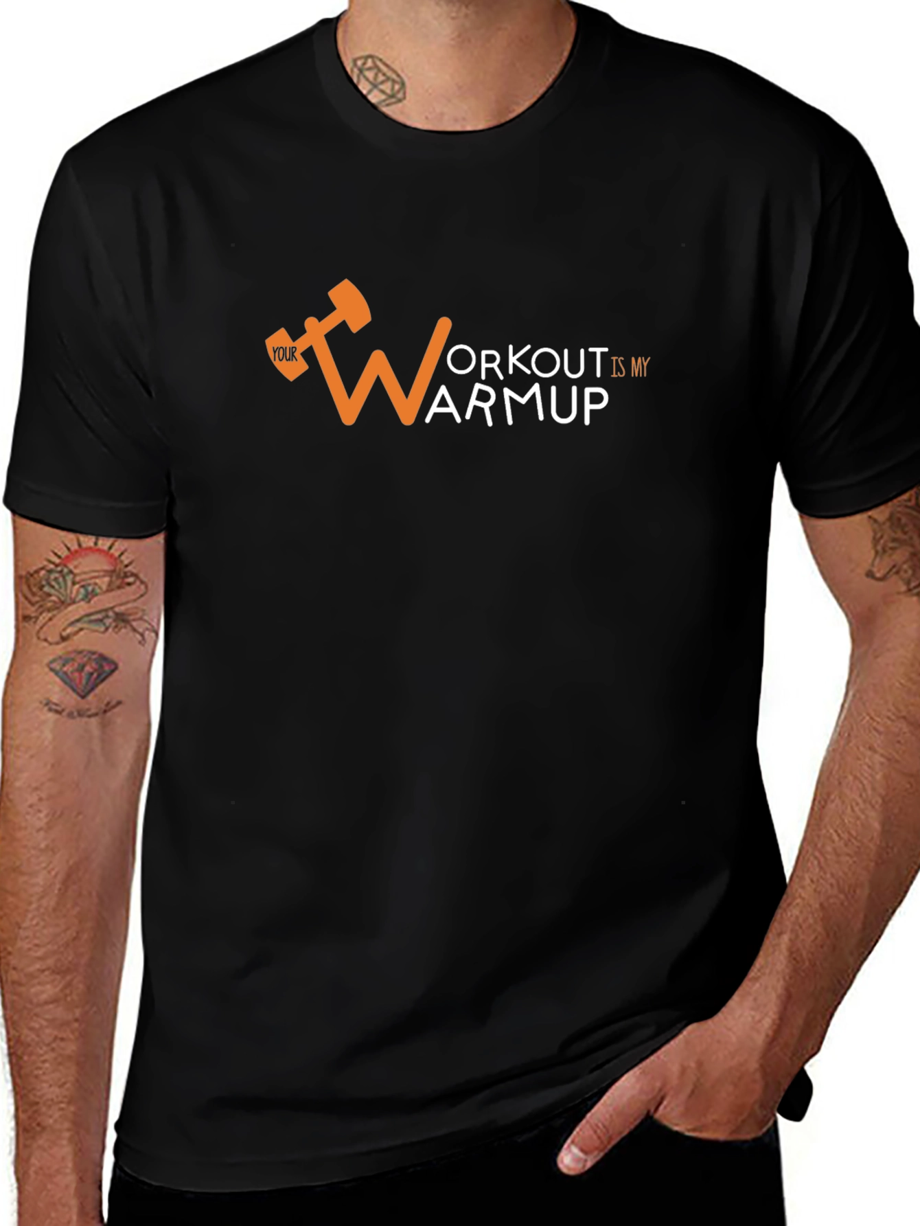 Workout Warmup Graphic Tee