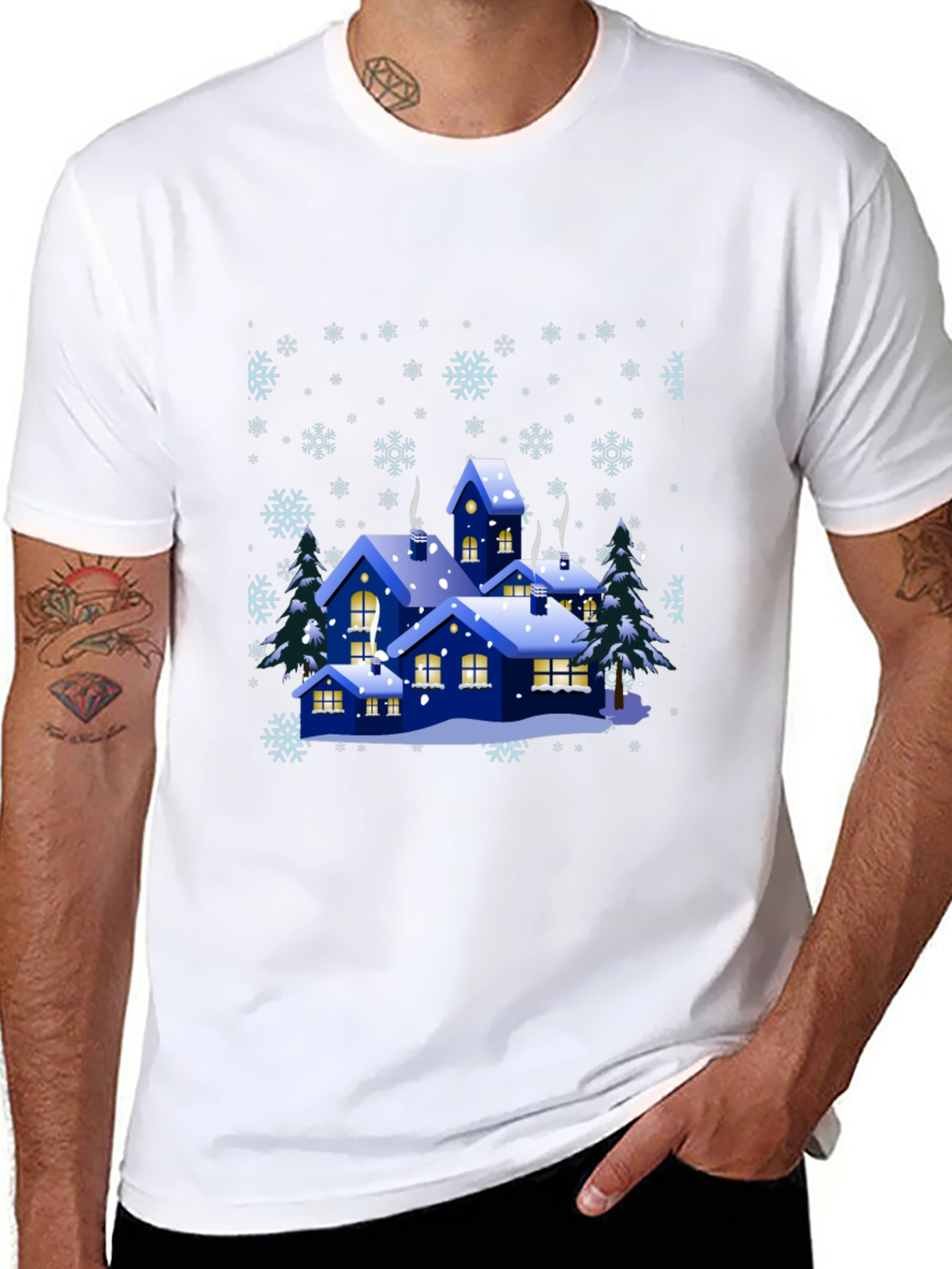 Winter Village Graphic Tee