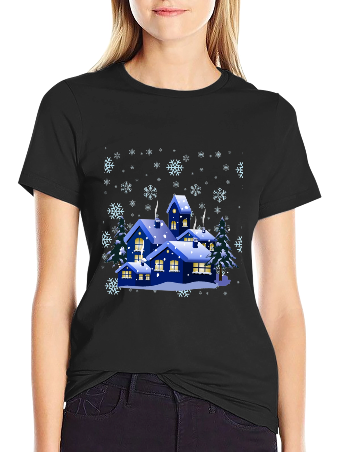 Winter Village Graphic Tee