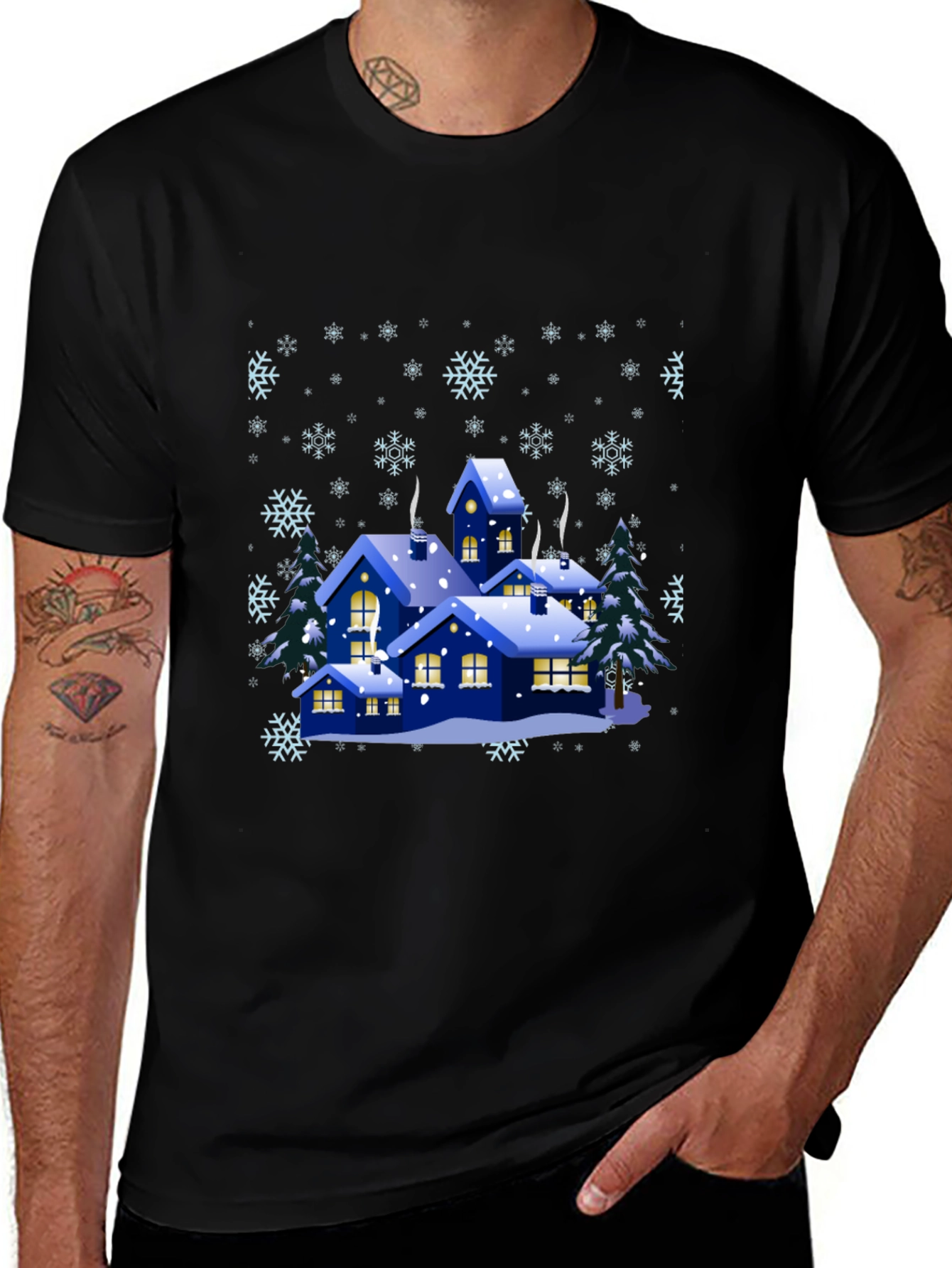 Winter Village Graphic Tee