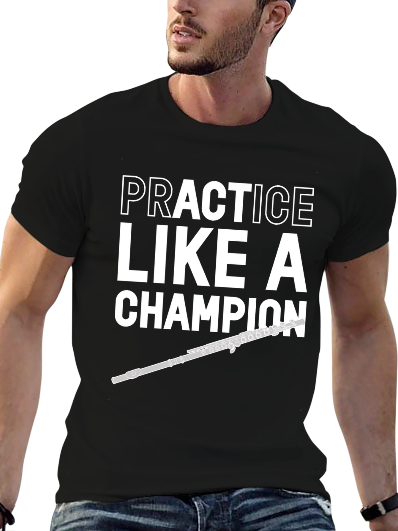 Practice Like a Champion Flute Player T-Shirt