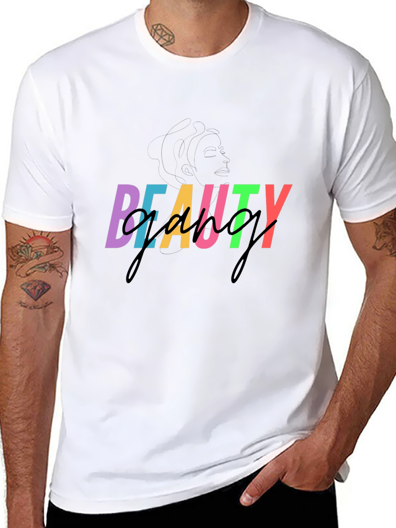 Beauty Graphic Black T-Shirt