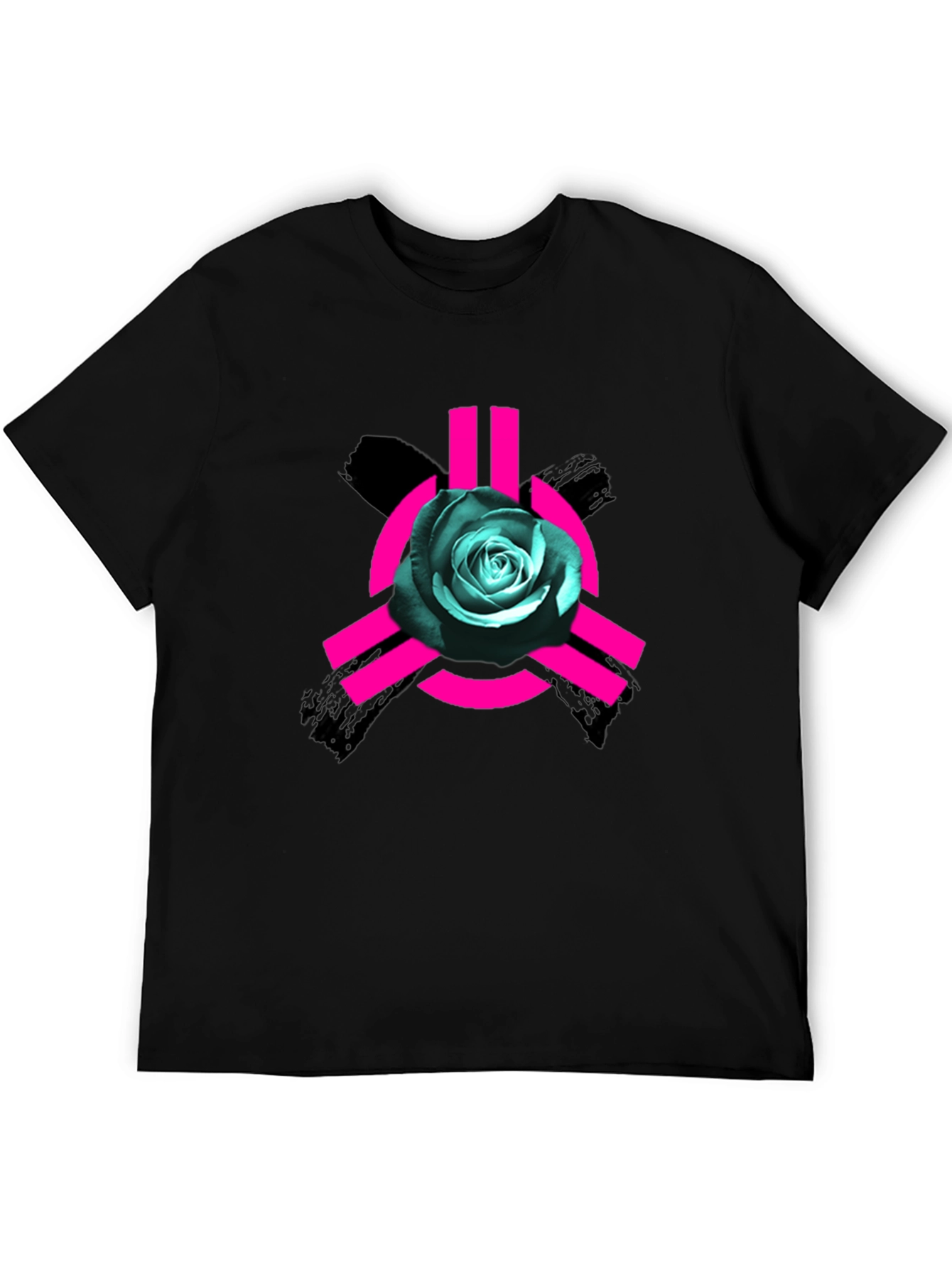 Rose Symbol Graphic T-Shirt - Bold Streetwear Style