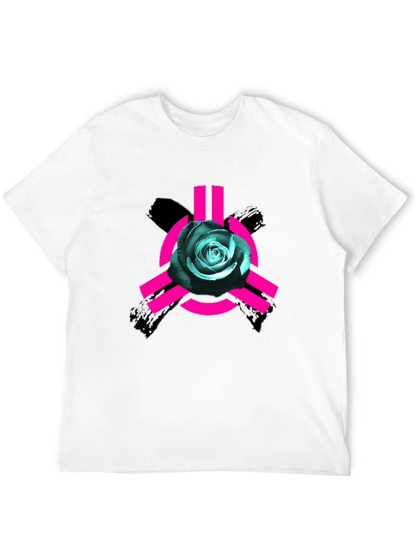 Rose Symbol Graphic T-Shirt - Bold Streetwear Style