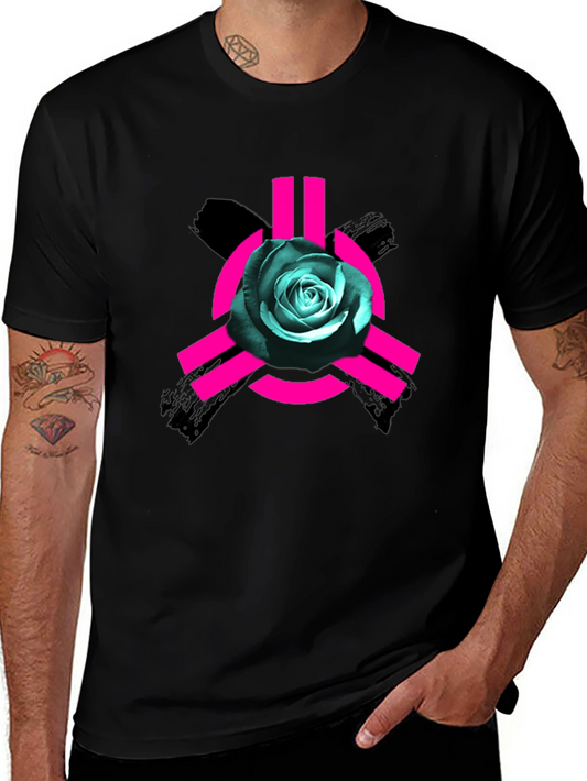 Rose Symbol Graphic T-Shirt - Bold Streetwear Style