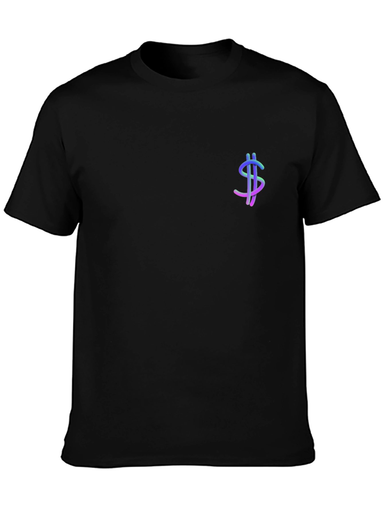 Dollar Sign Graphic Tee - Soft Cotton Blend