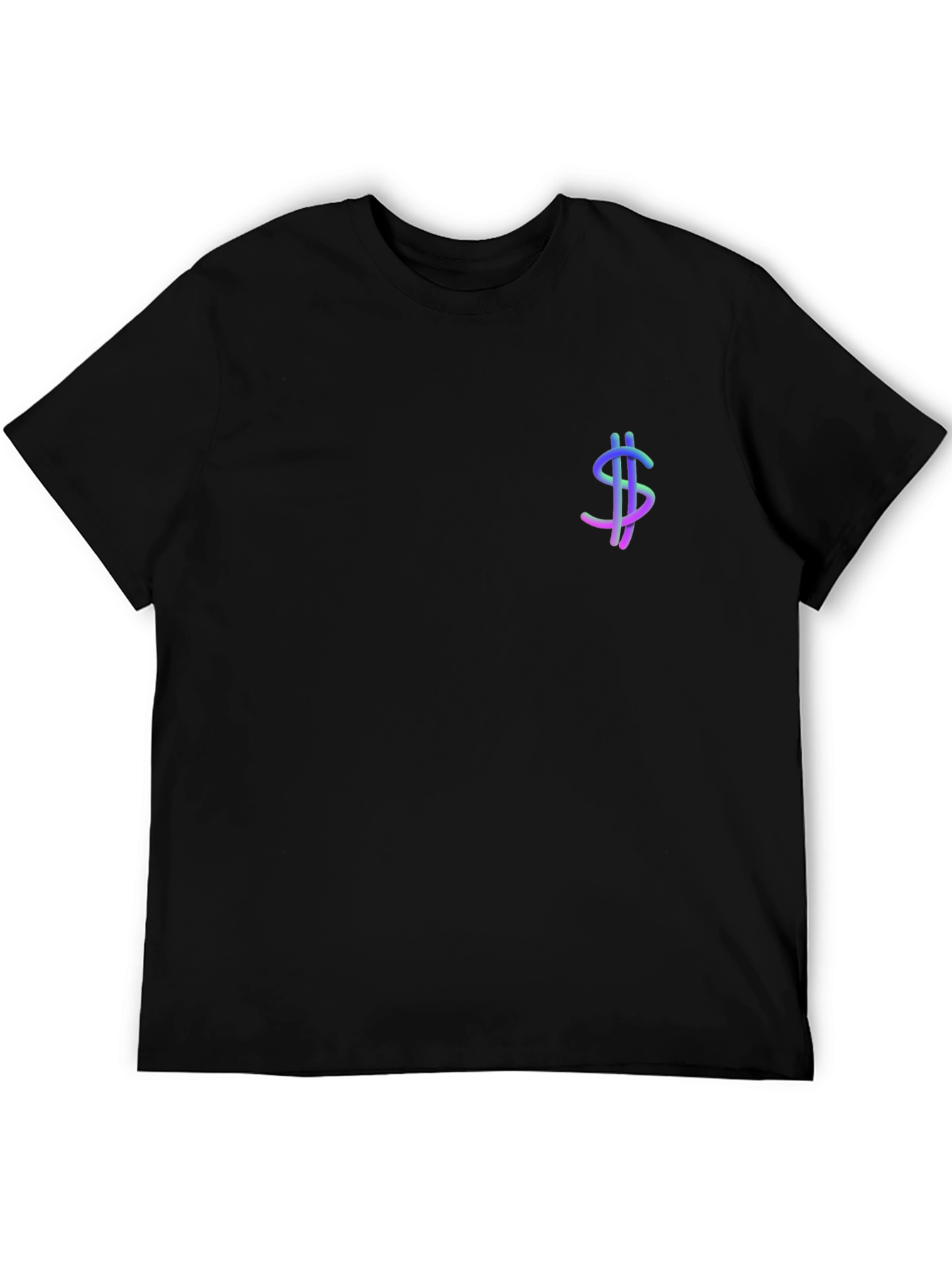 Dollar Sign Graphic Tee - Soft Cotton Blend