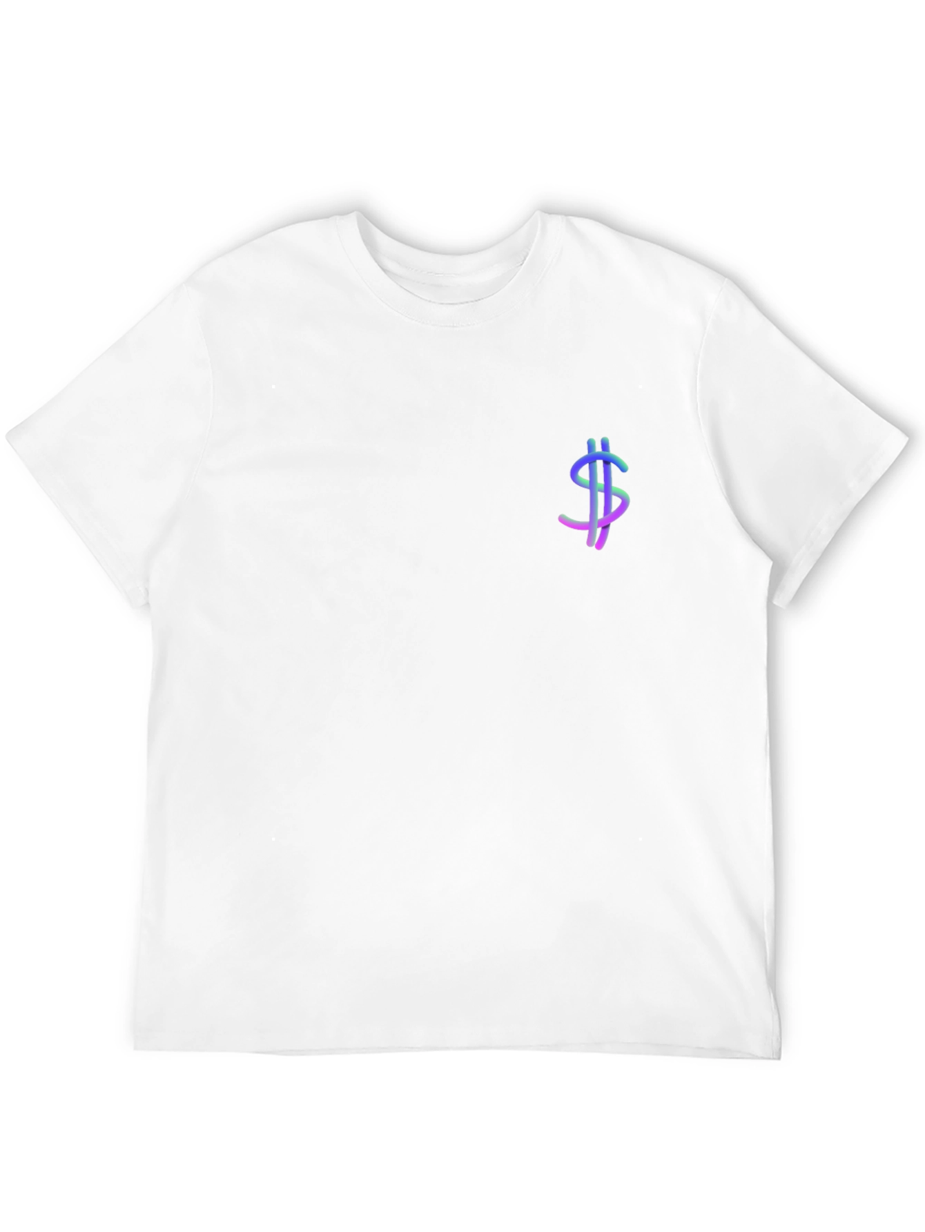 Dollar Sign Graphic Tee - Soft Cotton Blend