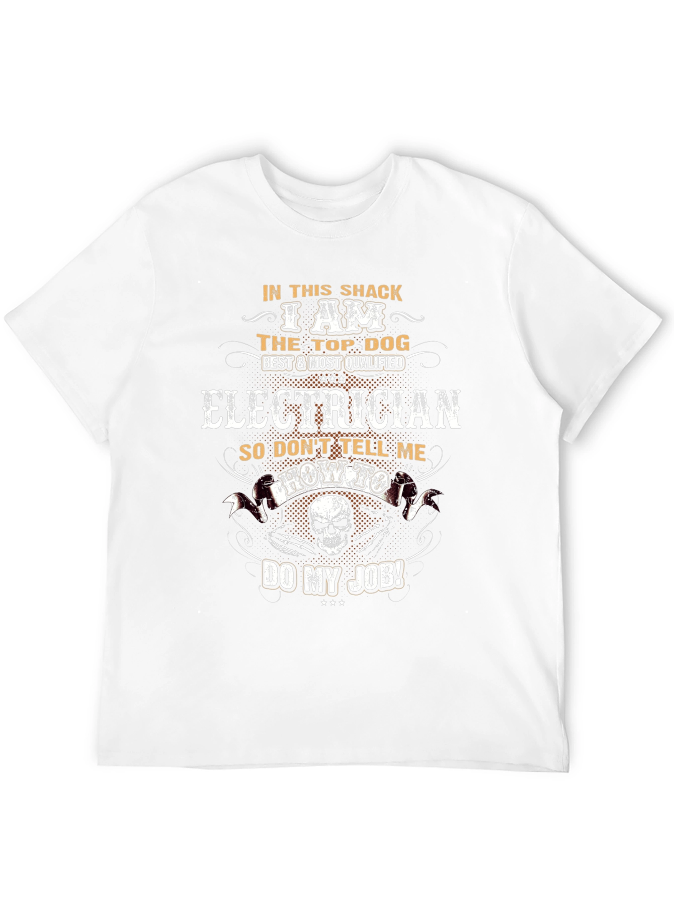 Electrician Top Dog Graphic T-Shirt