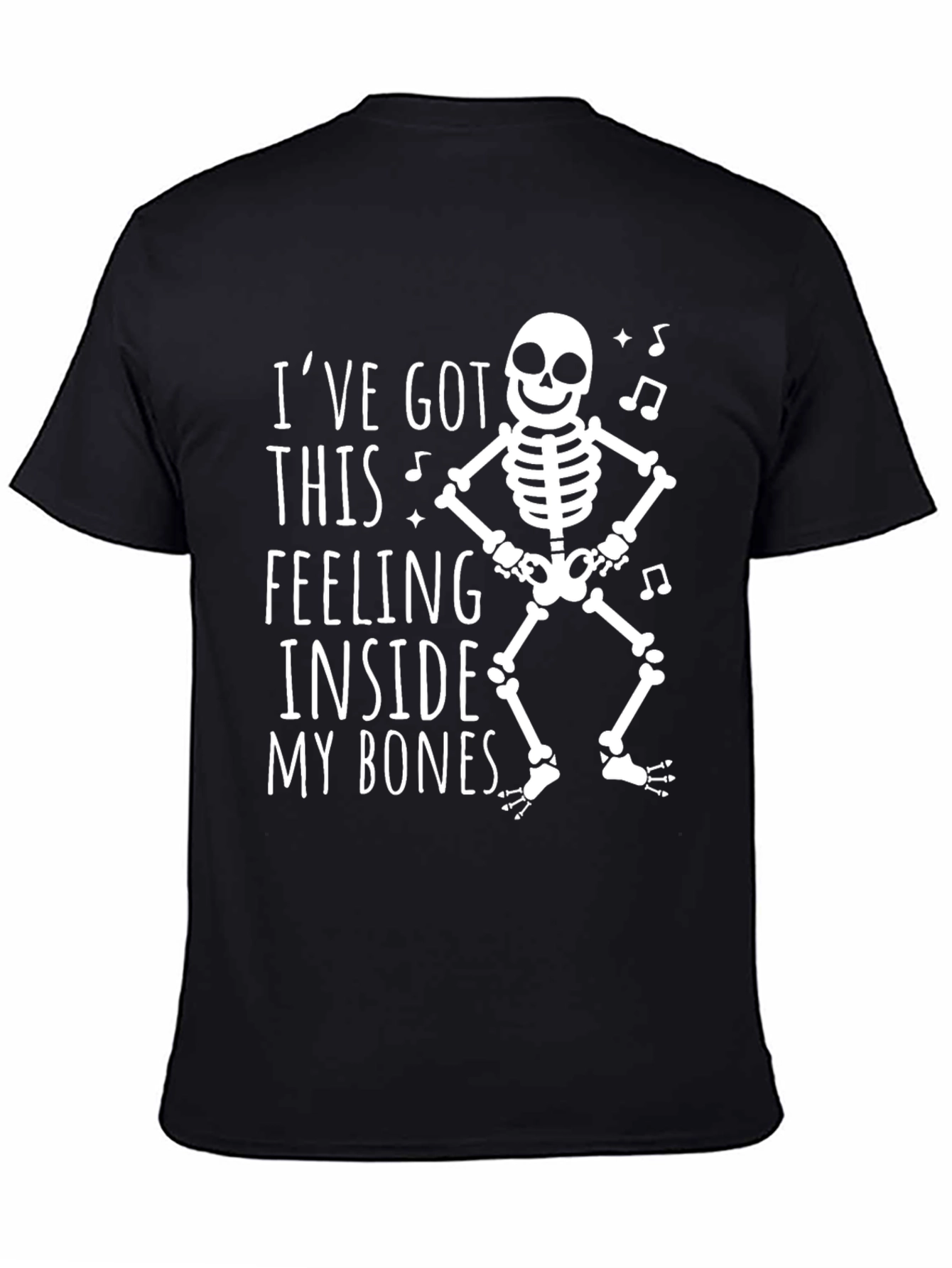 Dancing Skeleton Graphic Tee - Halloween