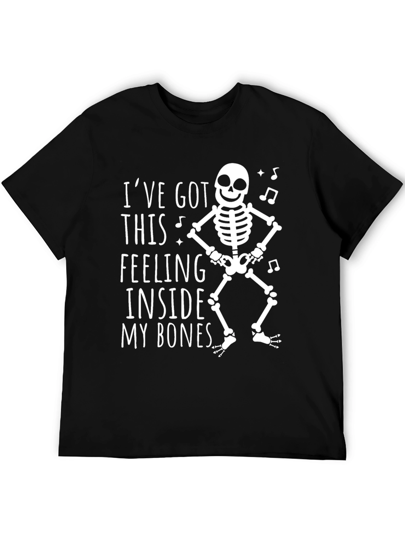 Dancing Skeleton Graphic Tee - Halloween