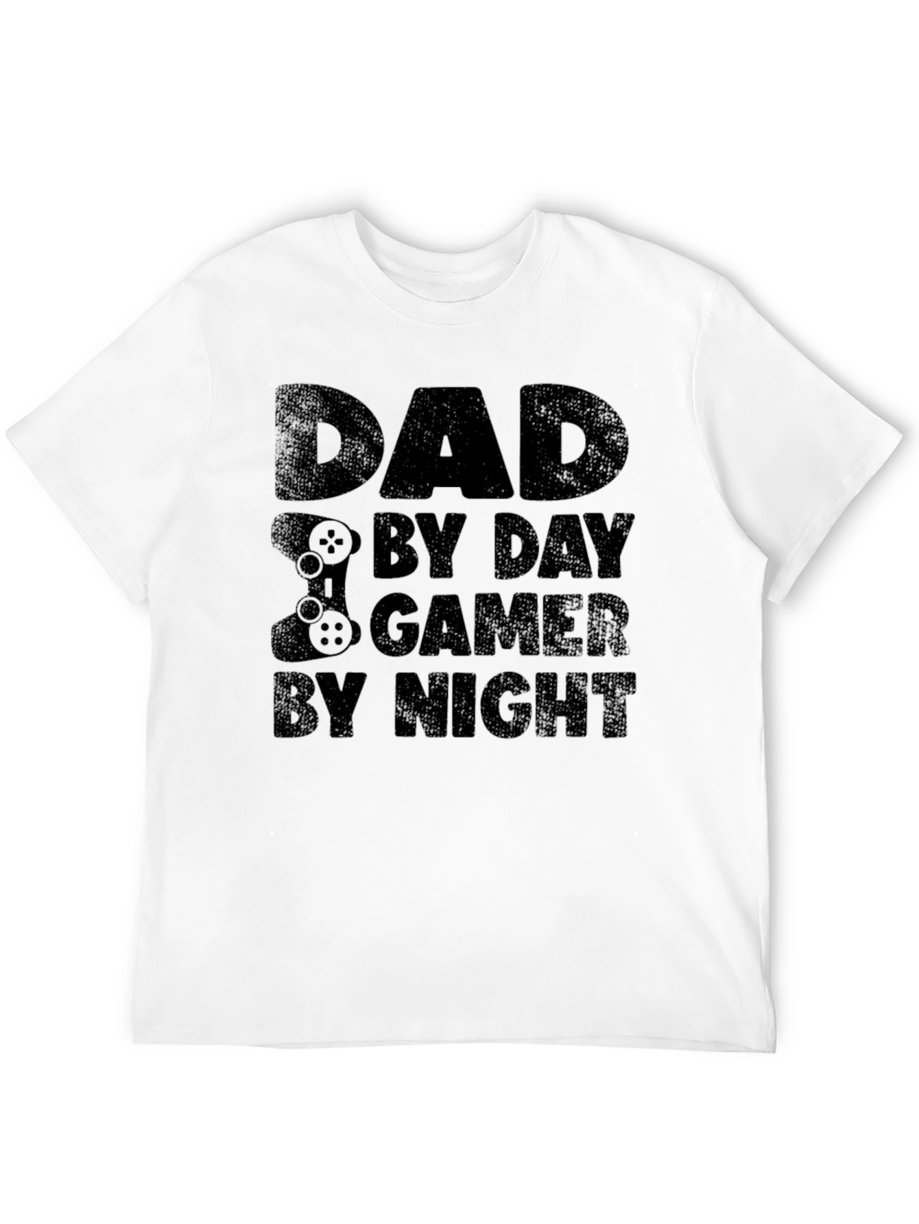 Dad By Day Gamer By Night Black T-Shirt