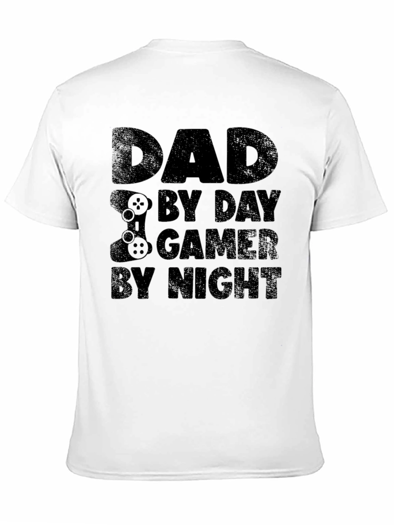 Dad By Day Gamer By Night Black T-Shirt