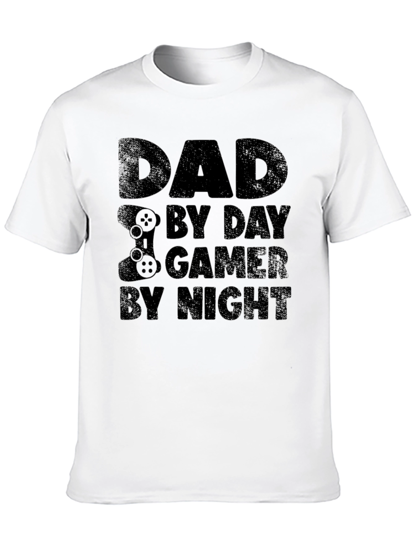 Dad By Day Gamer By Night Black T-Shirt