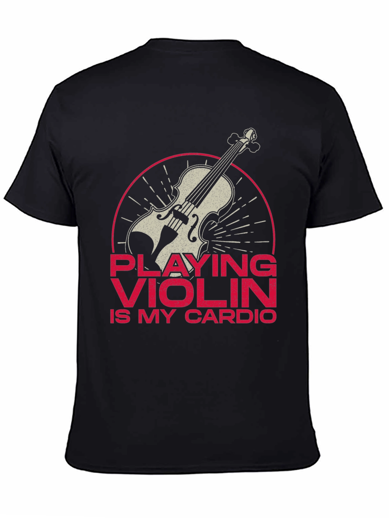 Violin Cardio T-Shirt - Musician Gift