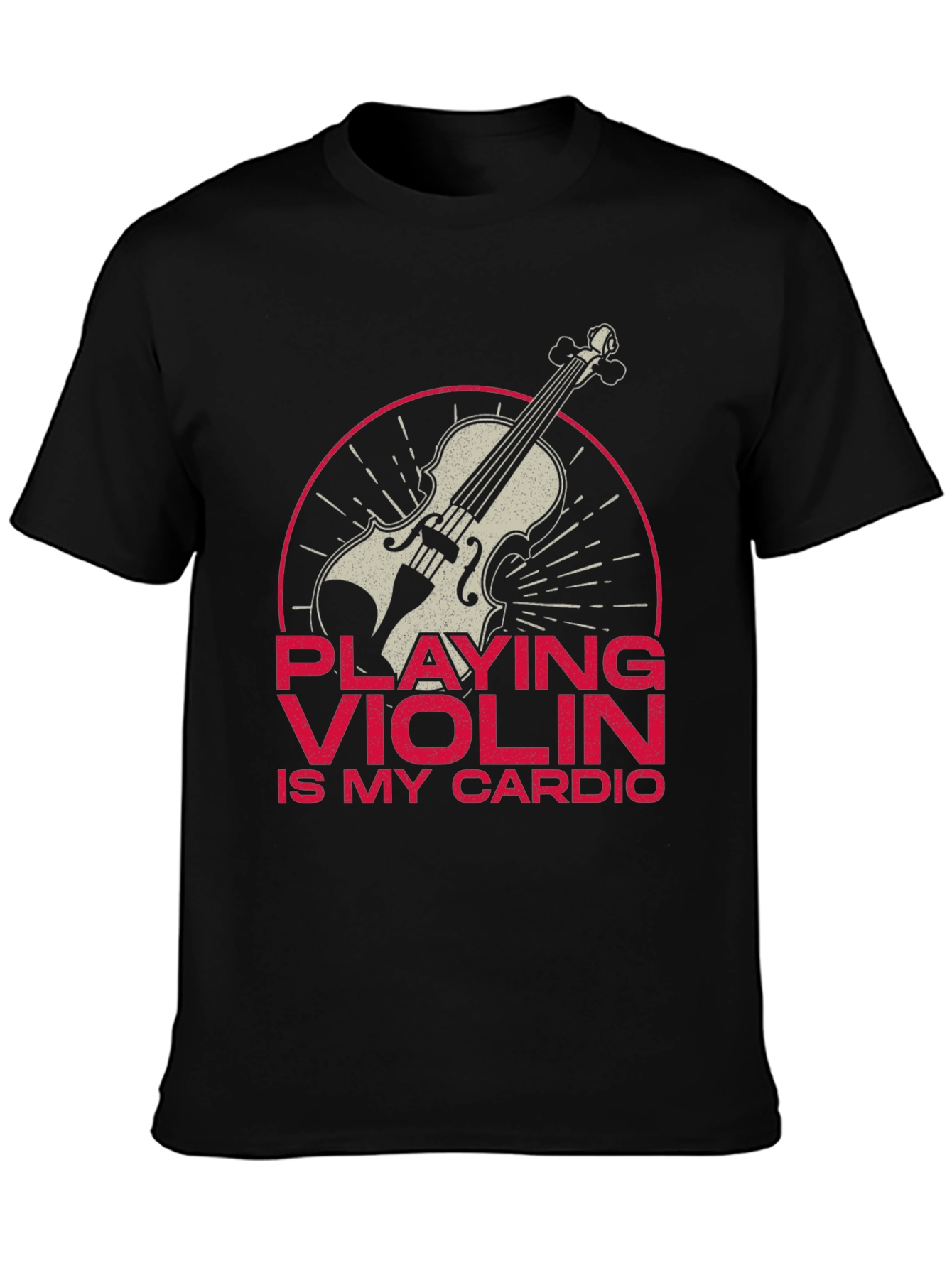 Violin Cardio T-Shirt - Musician Gift