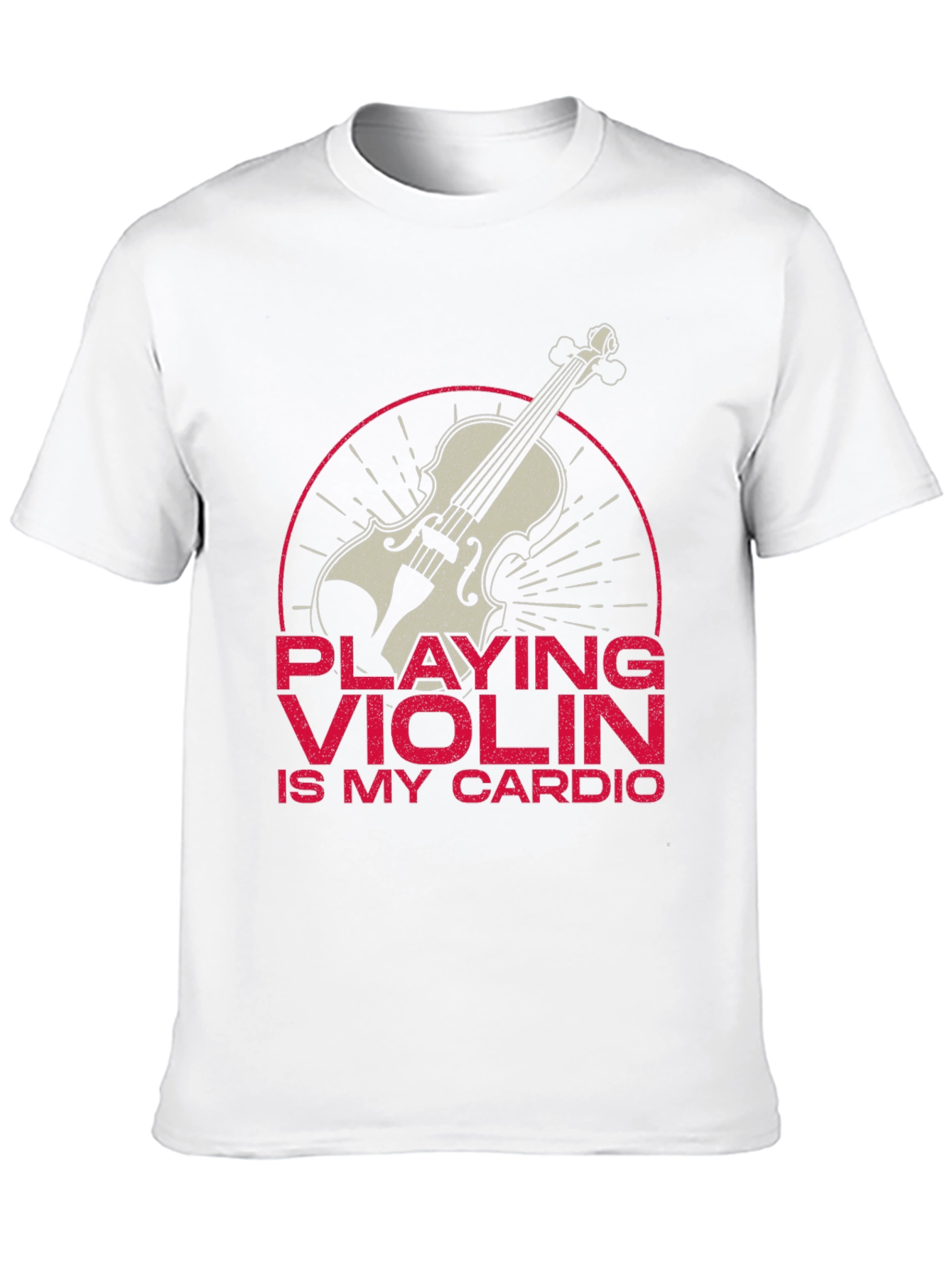 Violin Cardio T-Shirt - Musician Gift