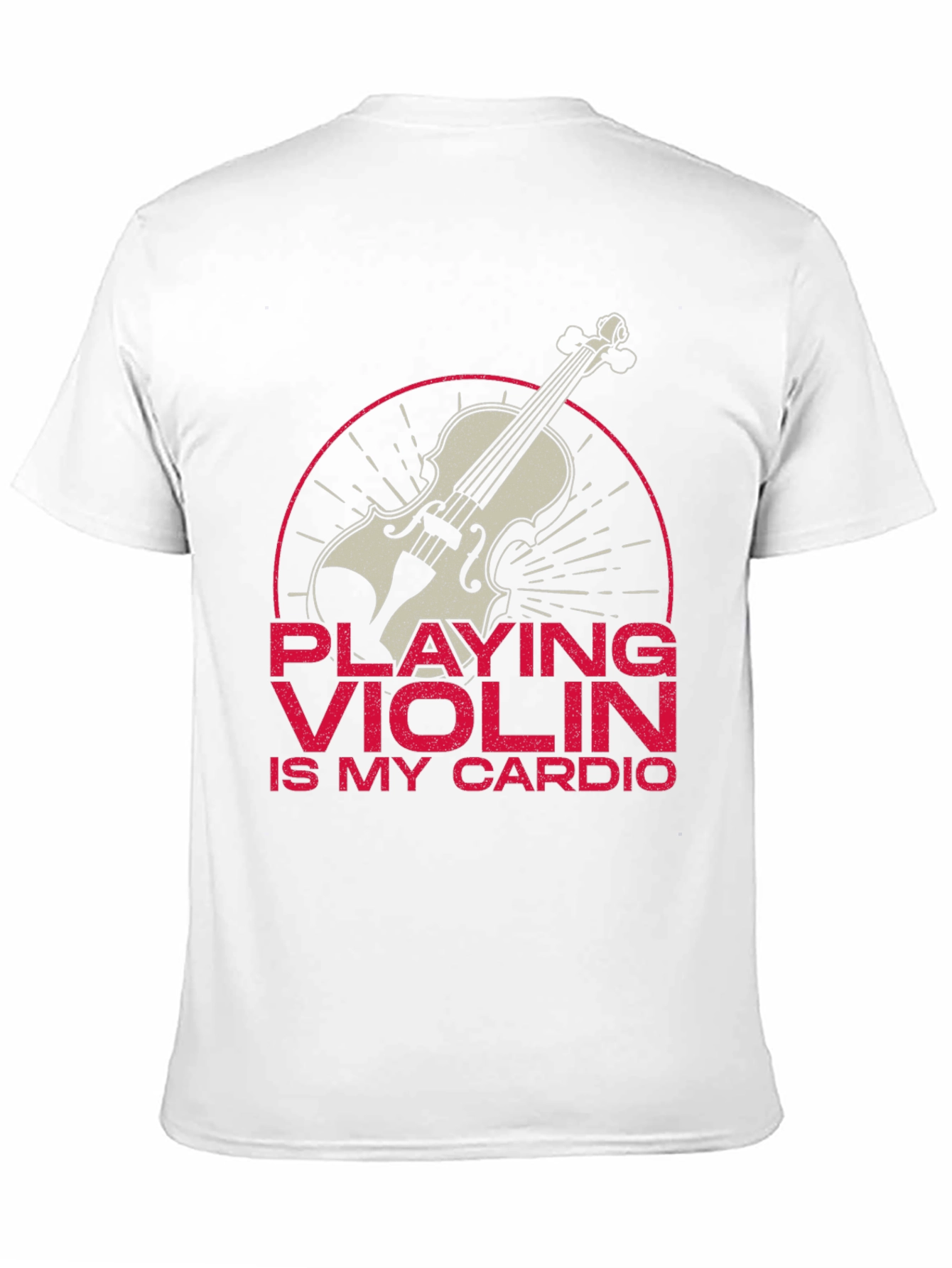Violin Cardio T-Shirt - Musician Gift