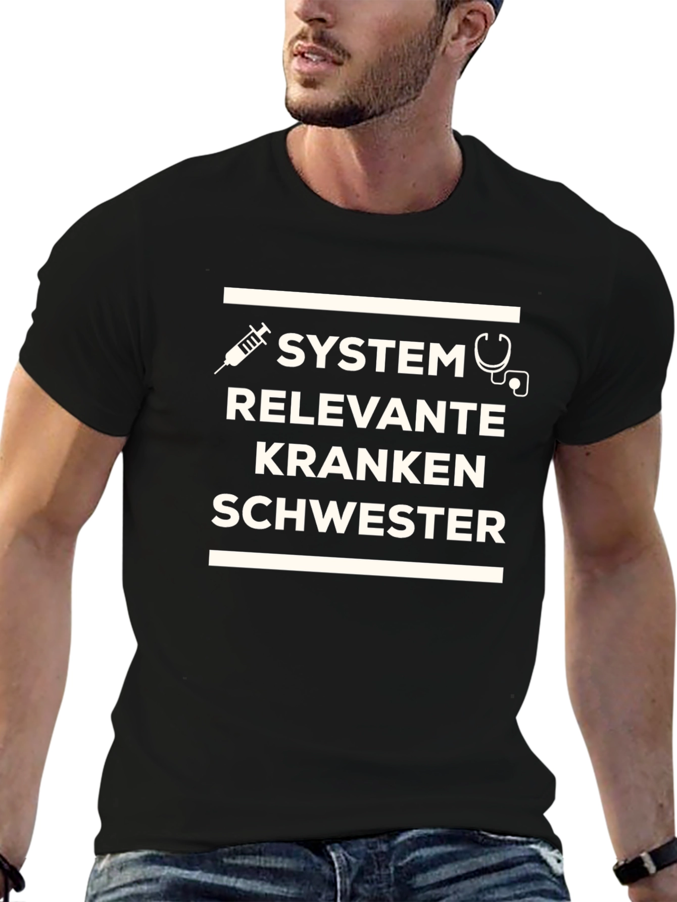 Systemrelevante Krankenschwester T-Shirt