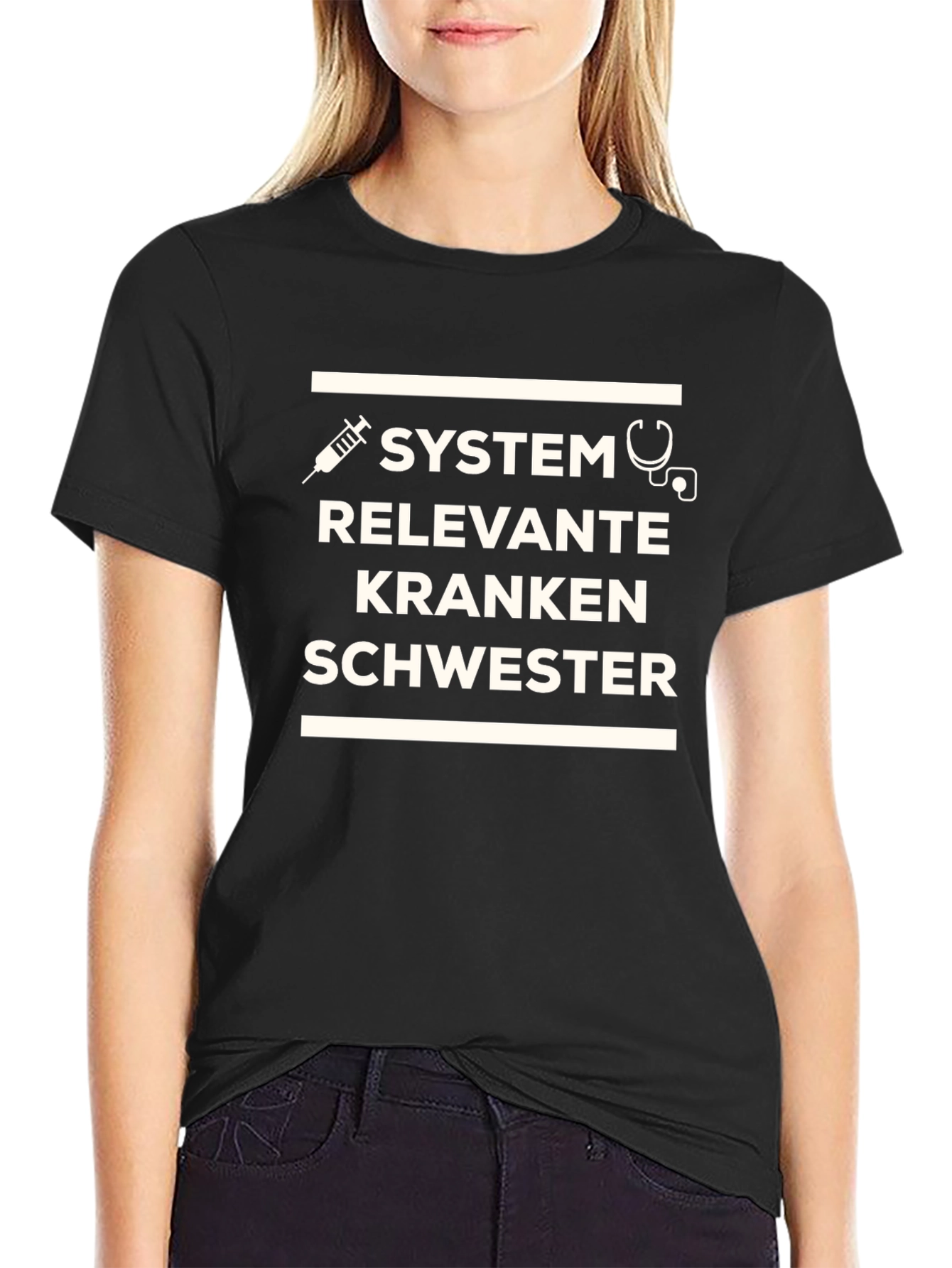 Systemrelevante Krankenschwester T-Shirt