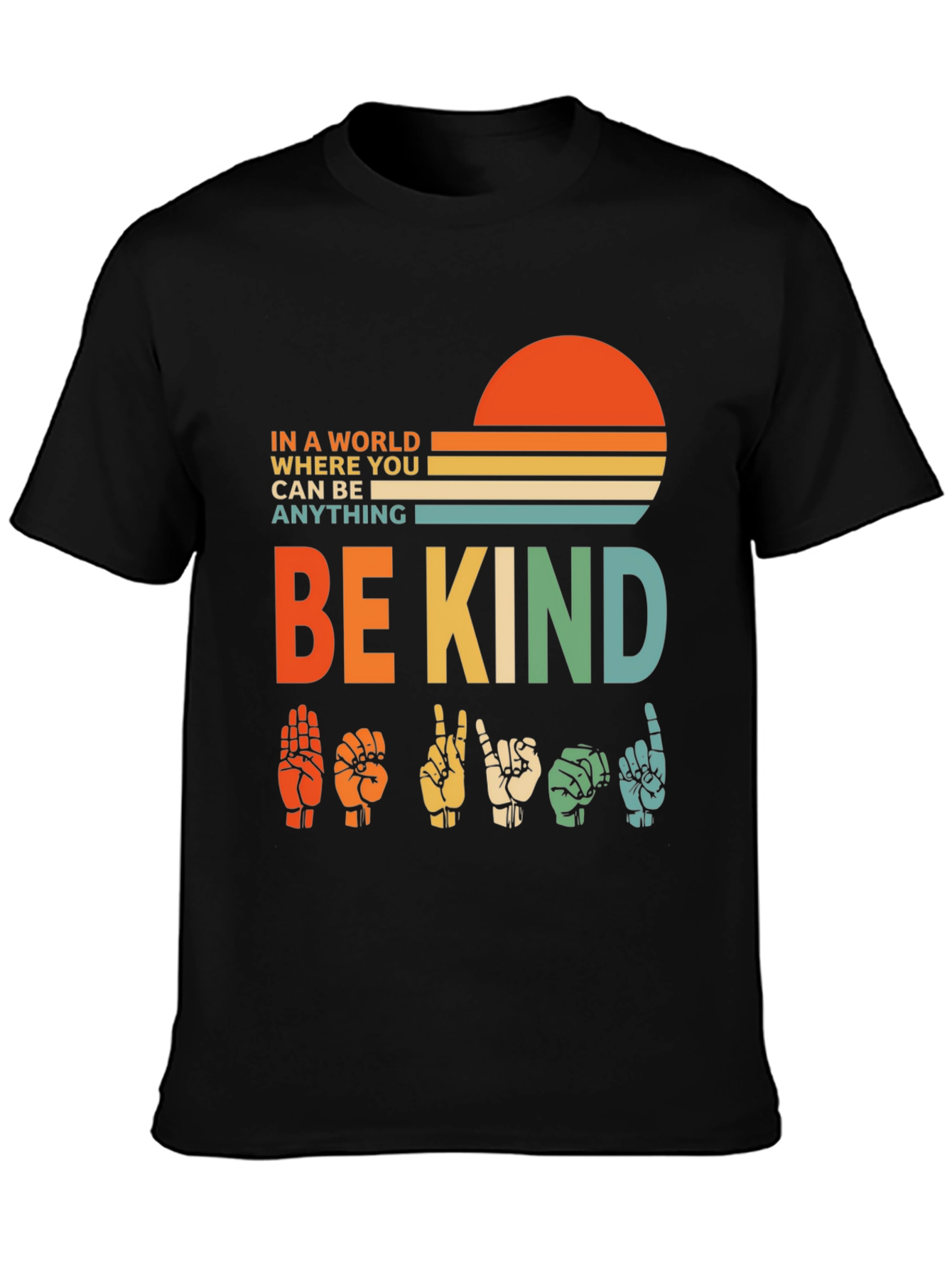 Be Kind ASL Shirt - Positive Message Tee