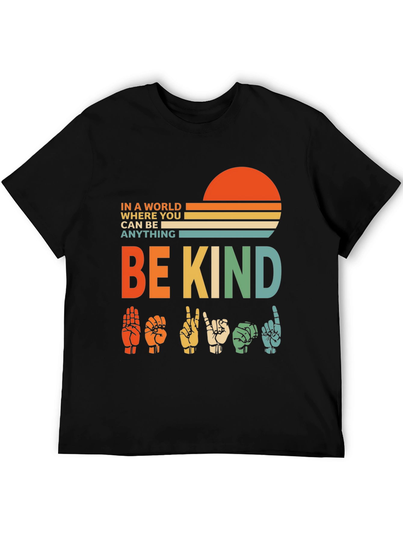 Be Kind ASL Shirt - Positive Message Tee