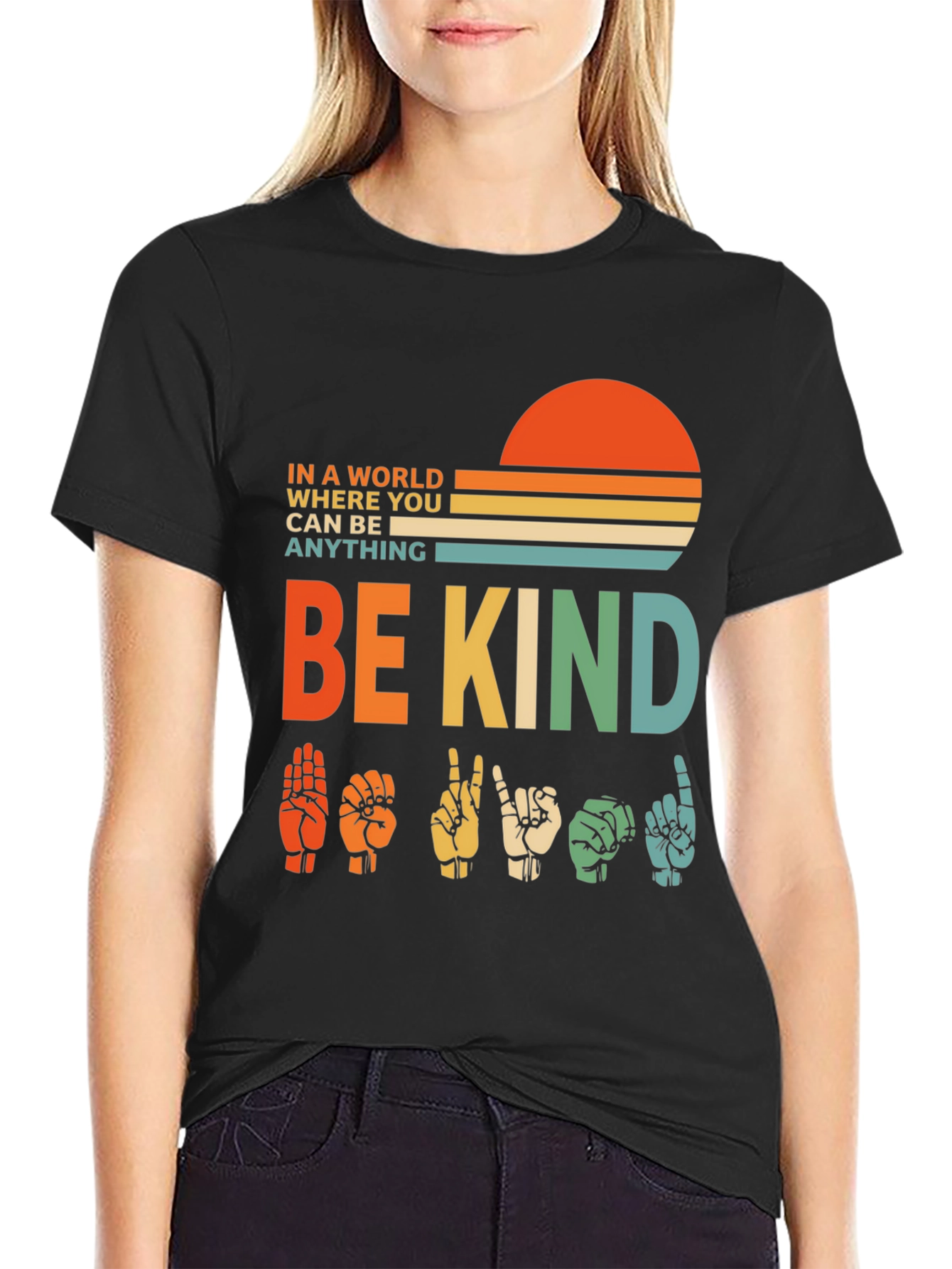 Be Kind ASL Shirt - Positive Message Tee