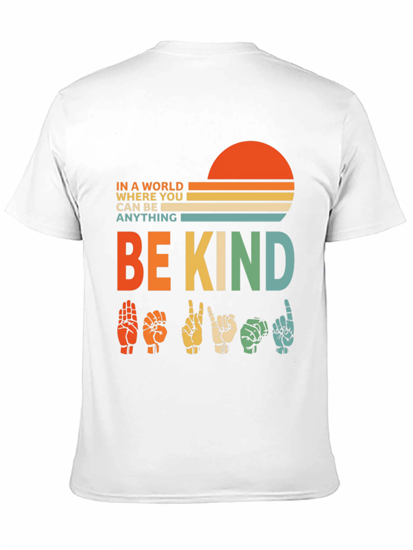 Be Kind ASL Shirt - Positive Message Tee