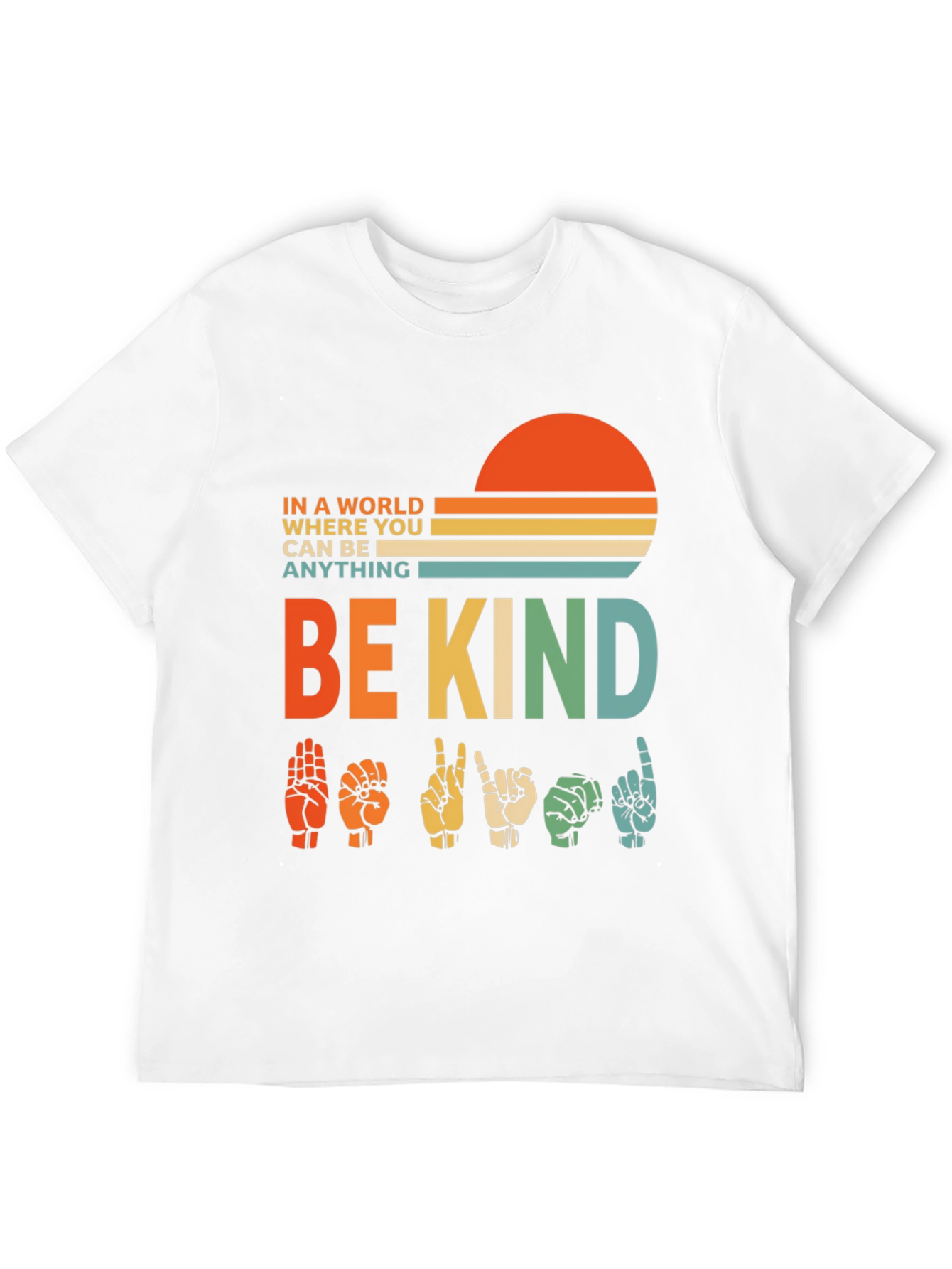 Be Kind ASL Shirt - Positive Message Tee