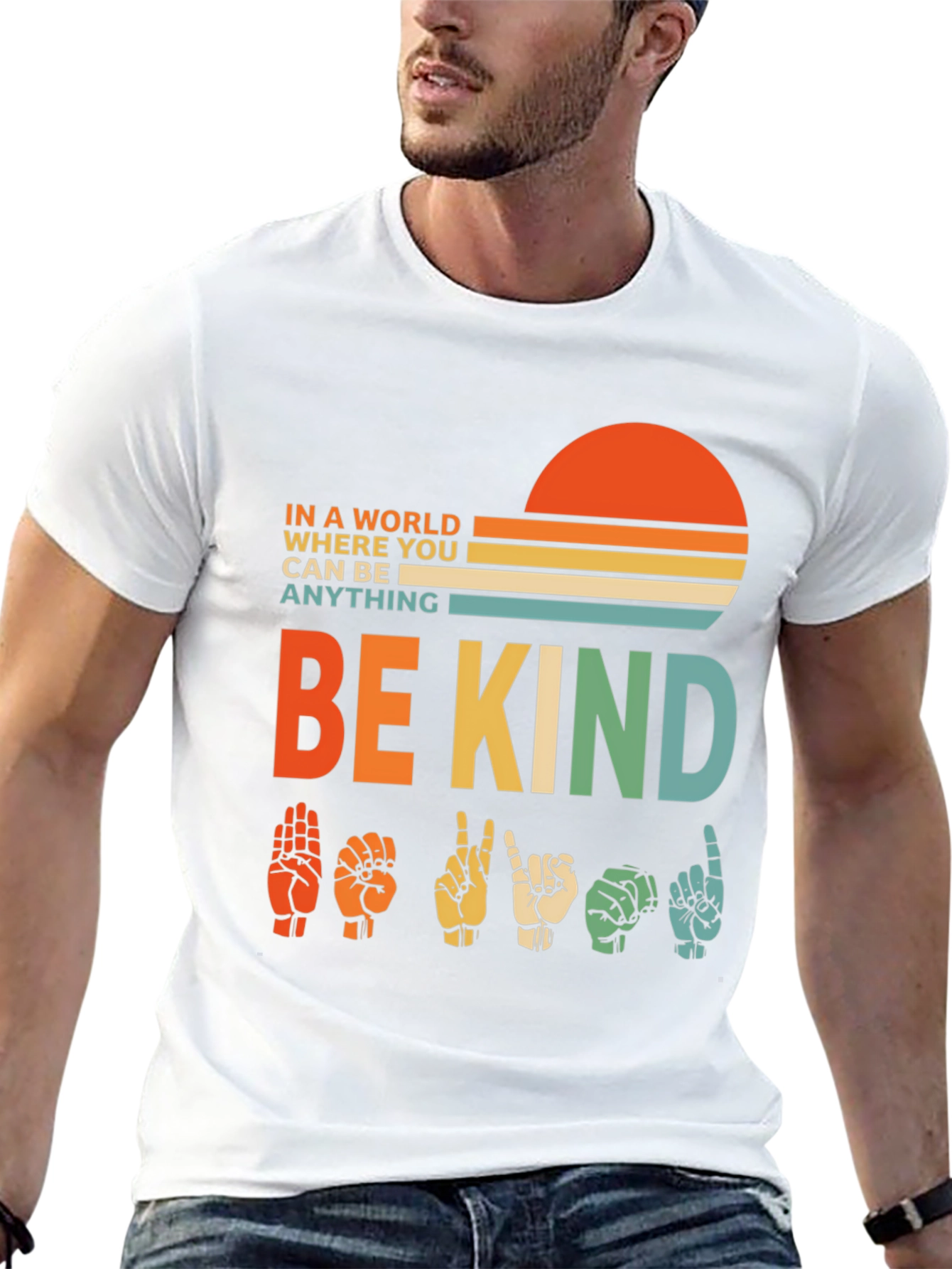 Be Kind ASL Shirt - Positive Message Tee