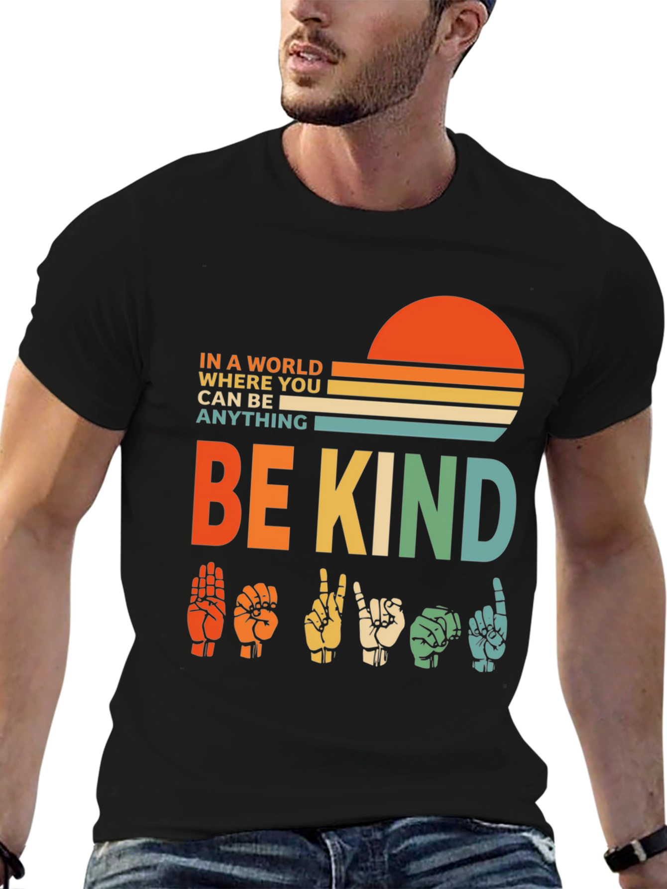Be Kind ASL Shirt - Positive Message Tee