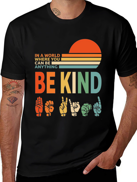 Be Kind ASL Shirt - Positive Message Tee