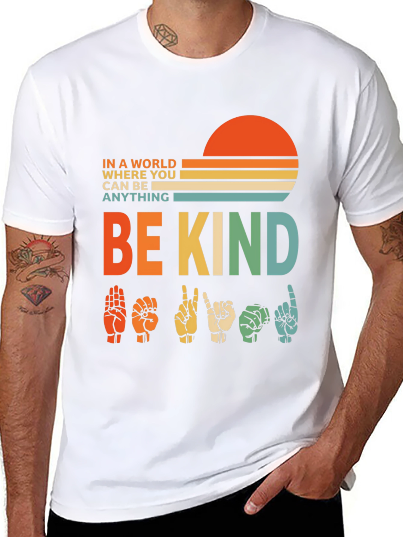 Be Kind ASL Shirt - Positive Message Tee