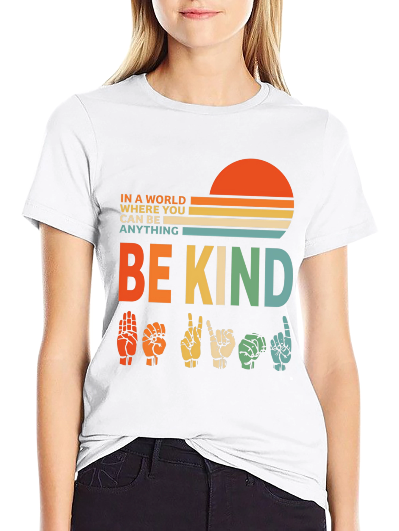 Be Kind ASL Shirt - Positive Message Tee