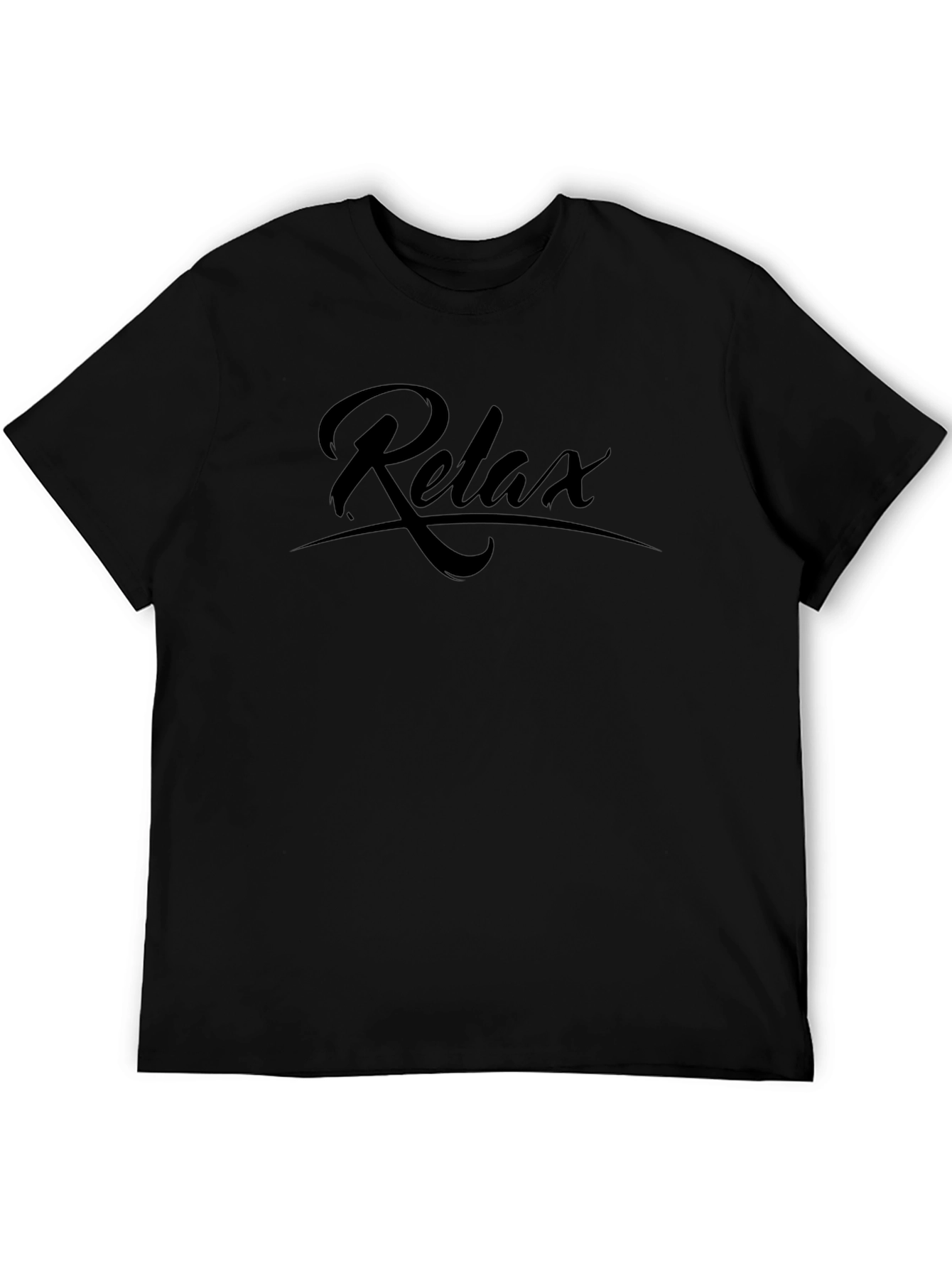 Relax Black T-Shirt - Casual Comfort