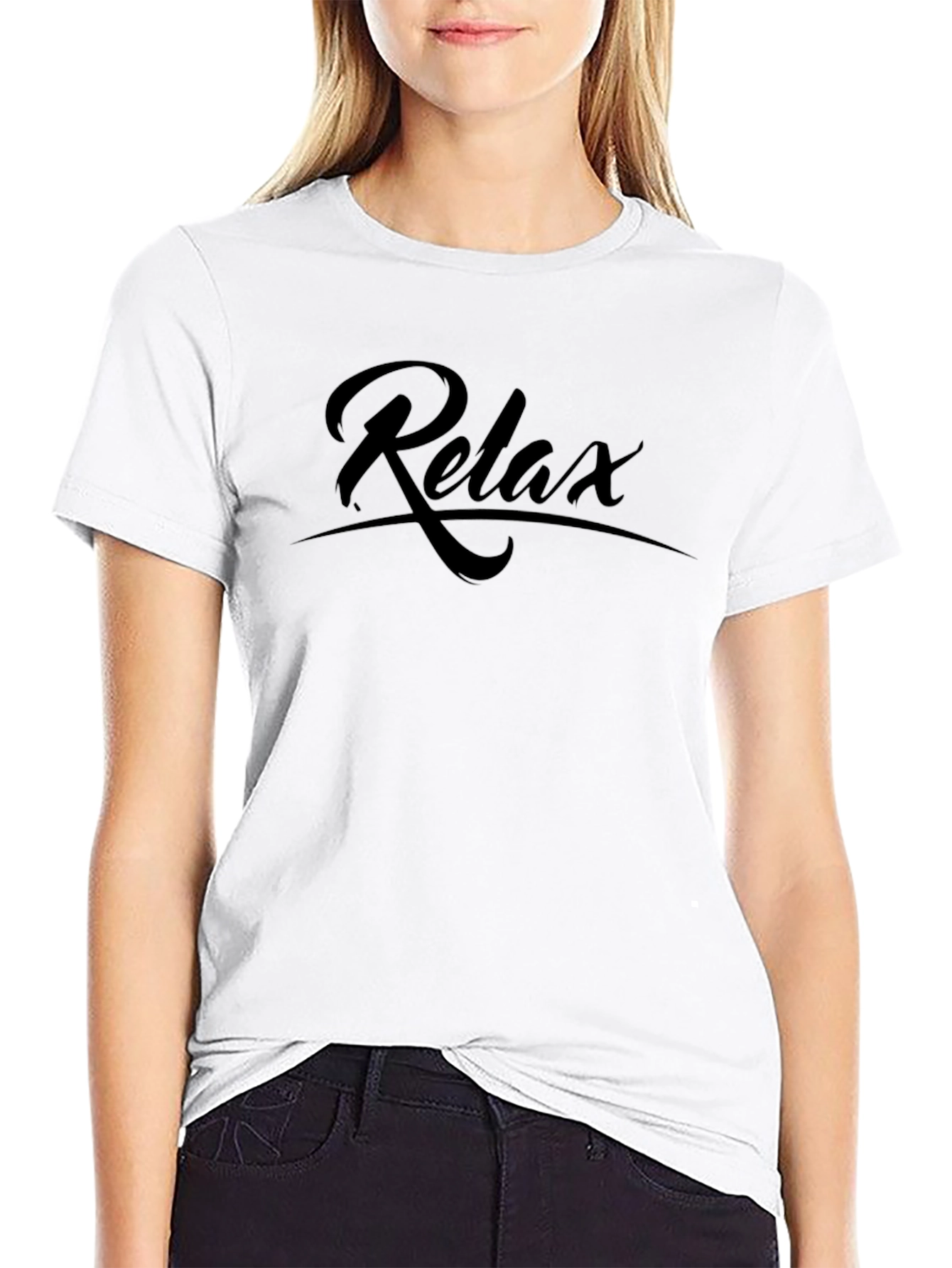 Relax Black T-Shirt - Casual Comfort