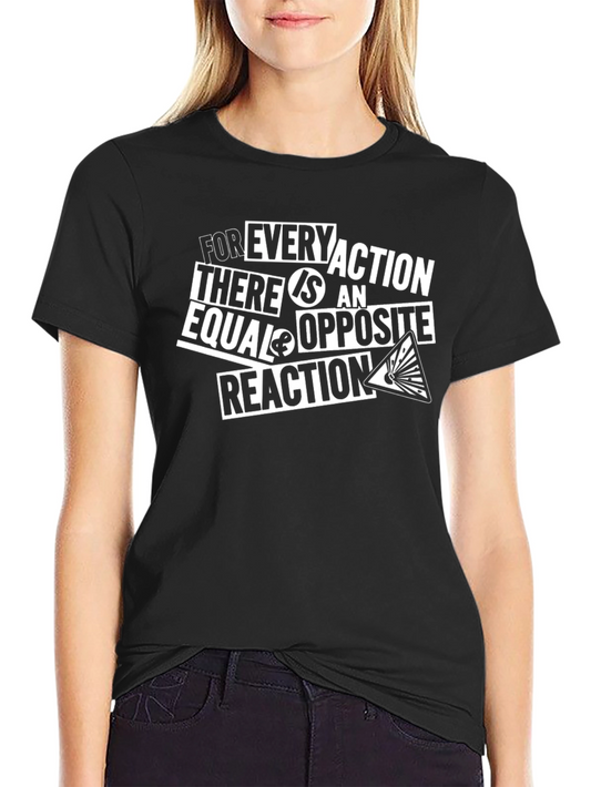 Action Reaction Graphic T-Shirt