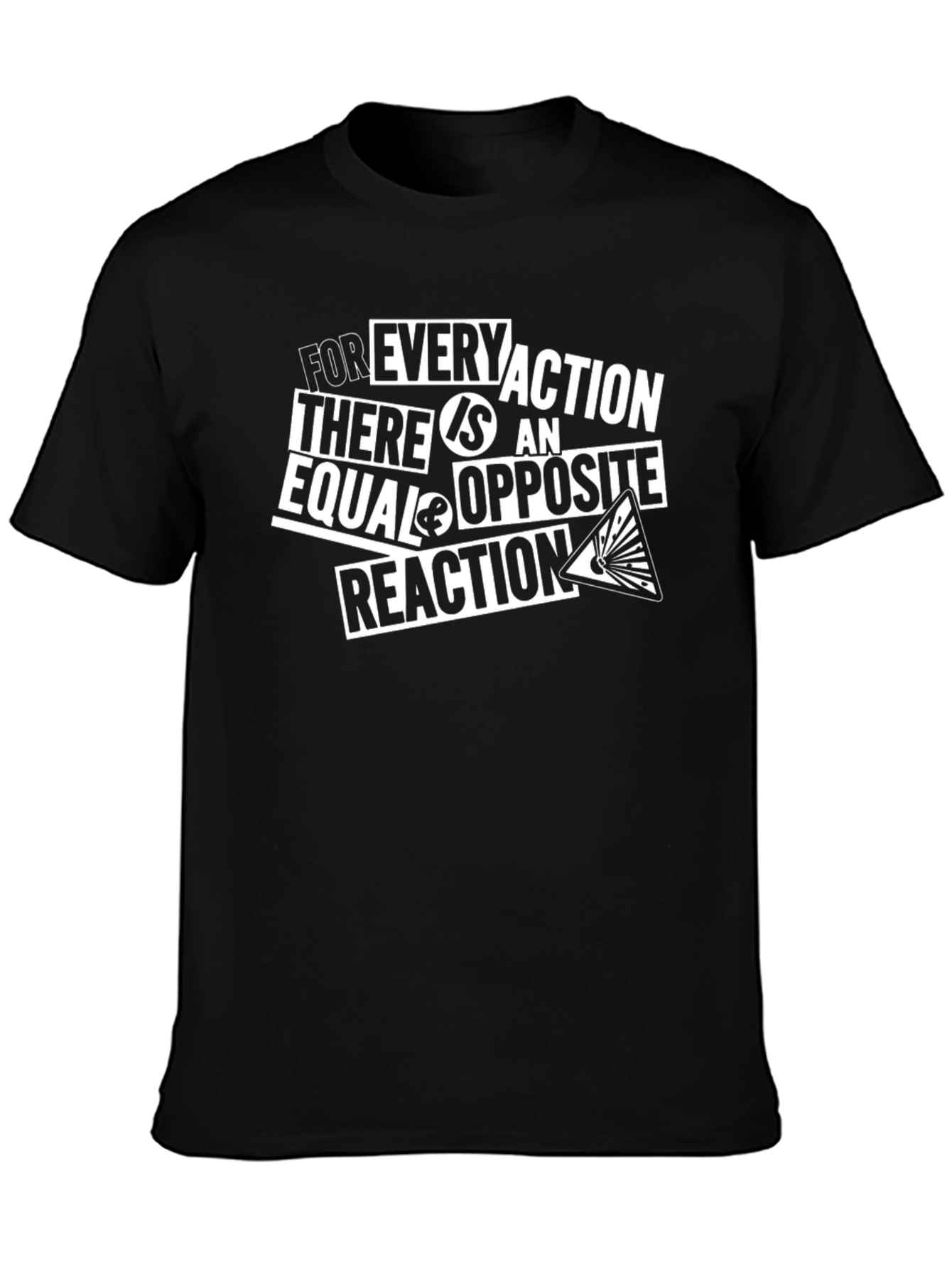 Action Reaction Graphic T-Shirt