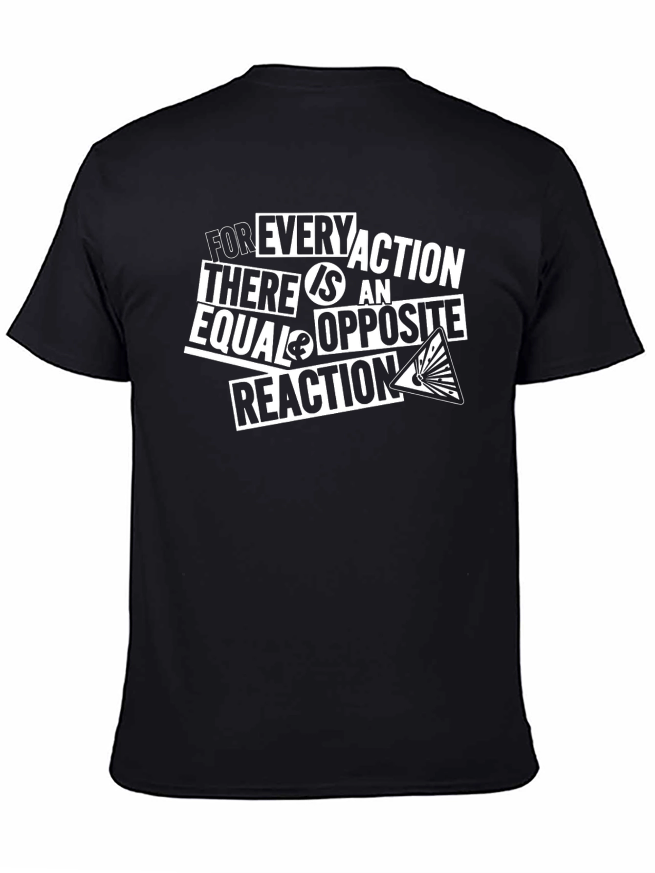 Action Reaction Graphic T-Shirt