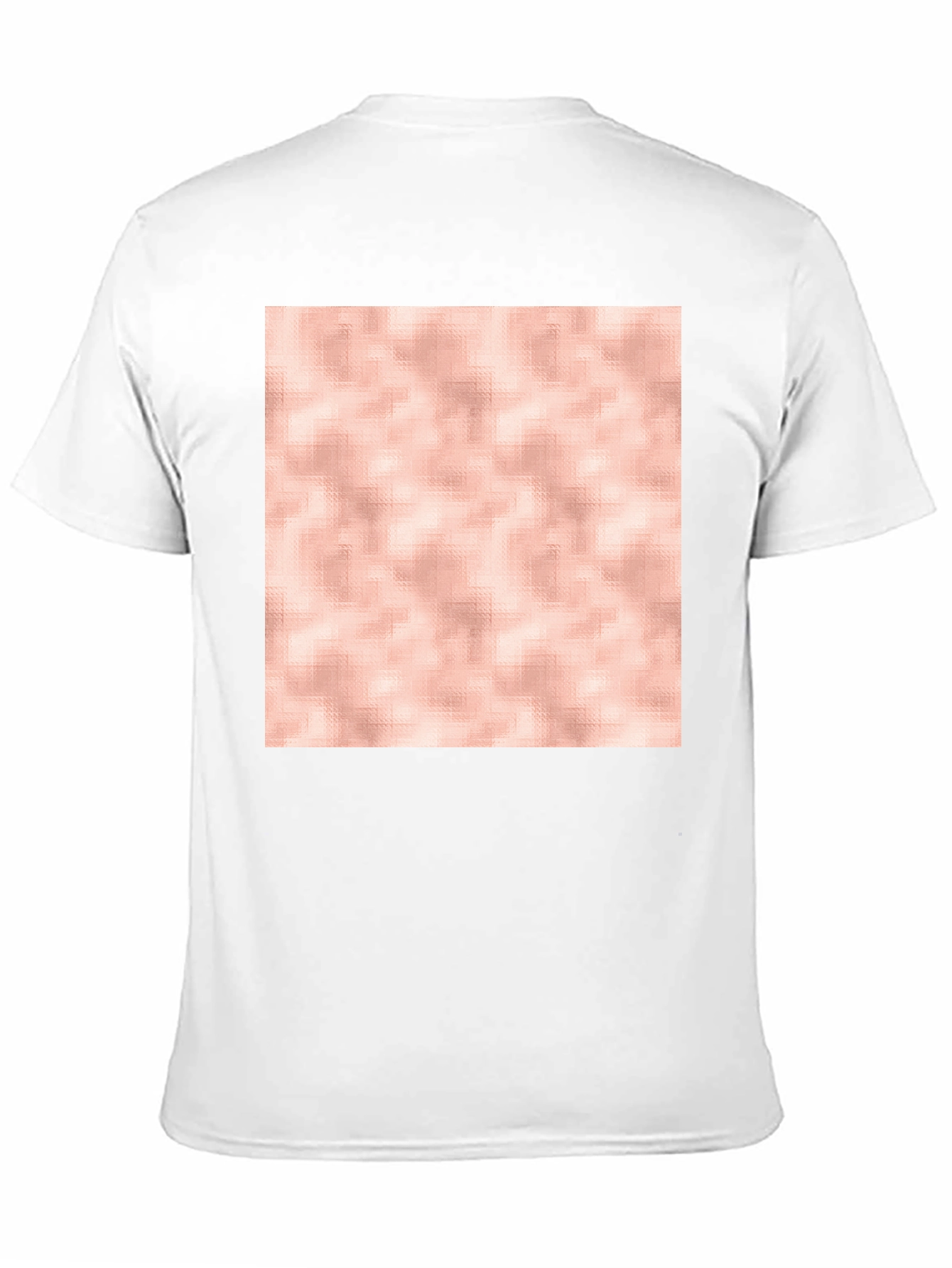 Stylish Black T-Shirt with Abstract Rose Gold Design