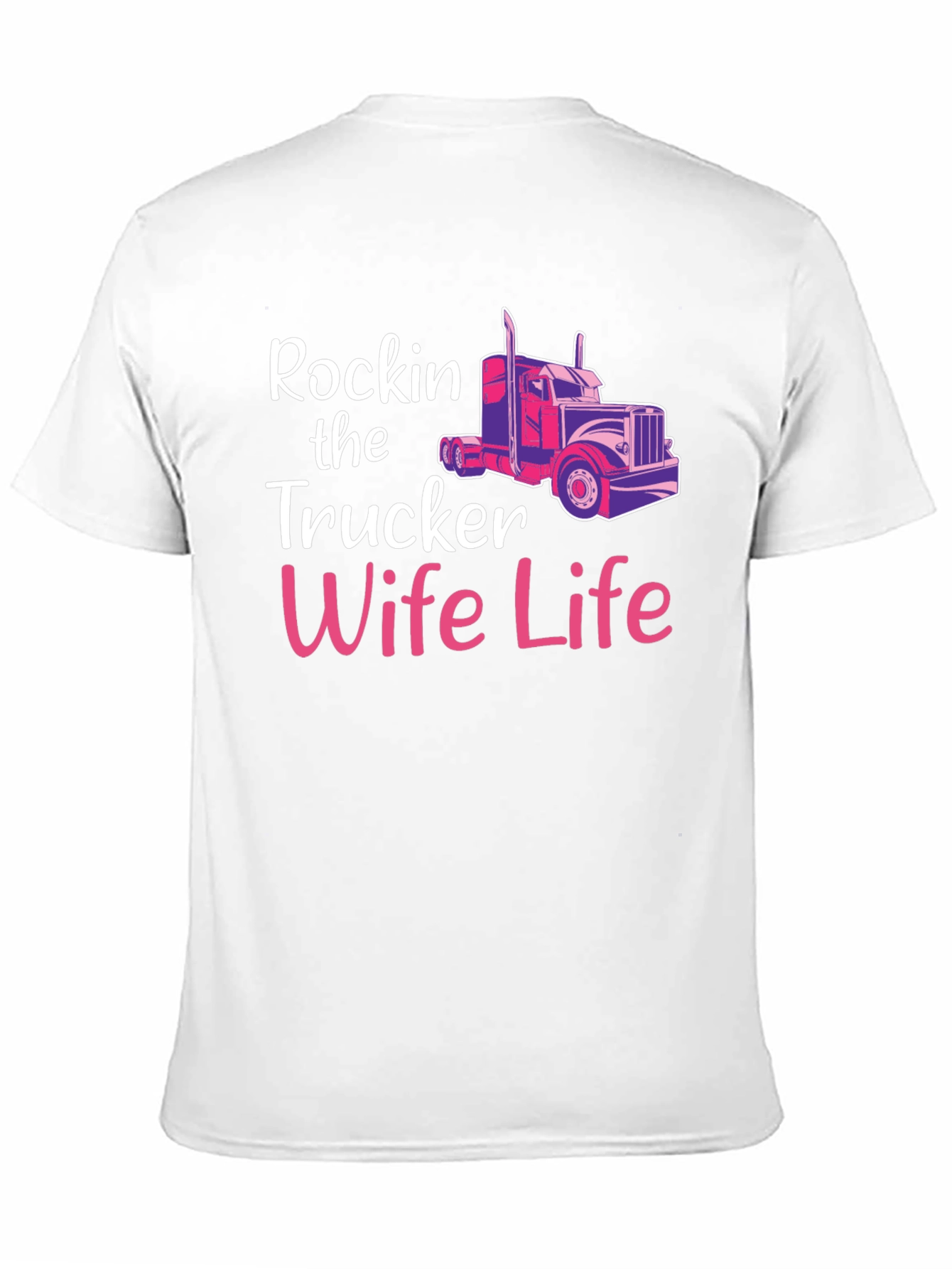 Rockin Trucker Wife Life Graphic Tee